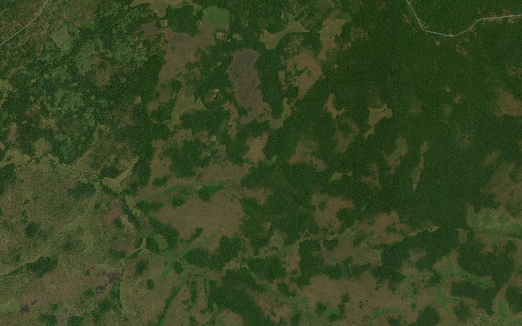 Satellite map of the Zangalima