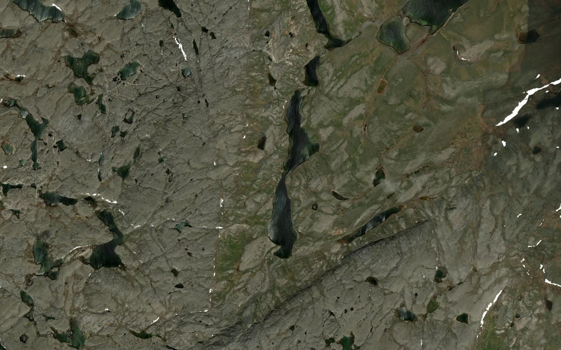 Satellite map of the Lac Roy