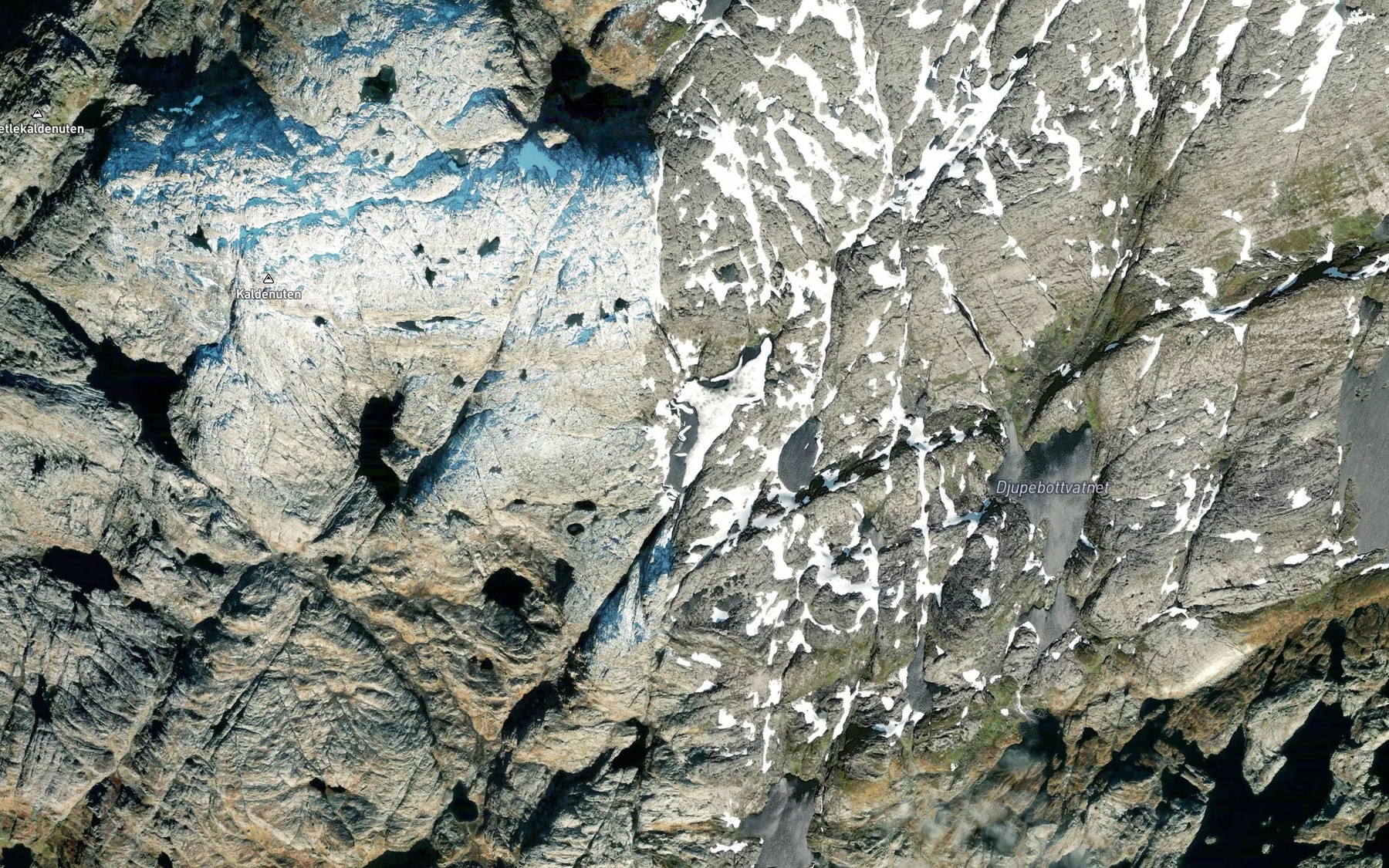 Satellite map of the Kvitavatnet