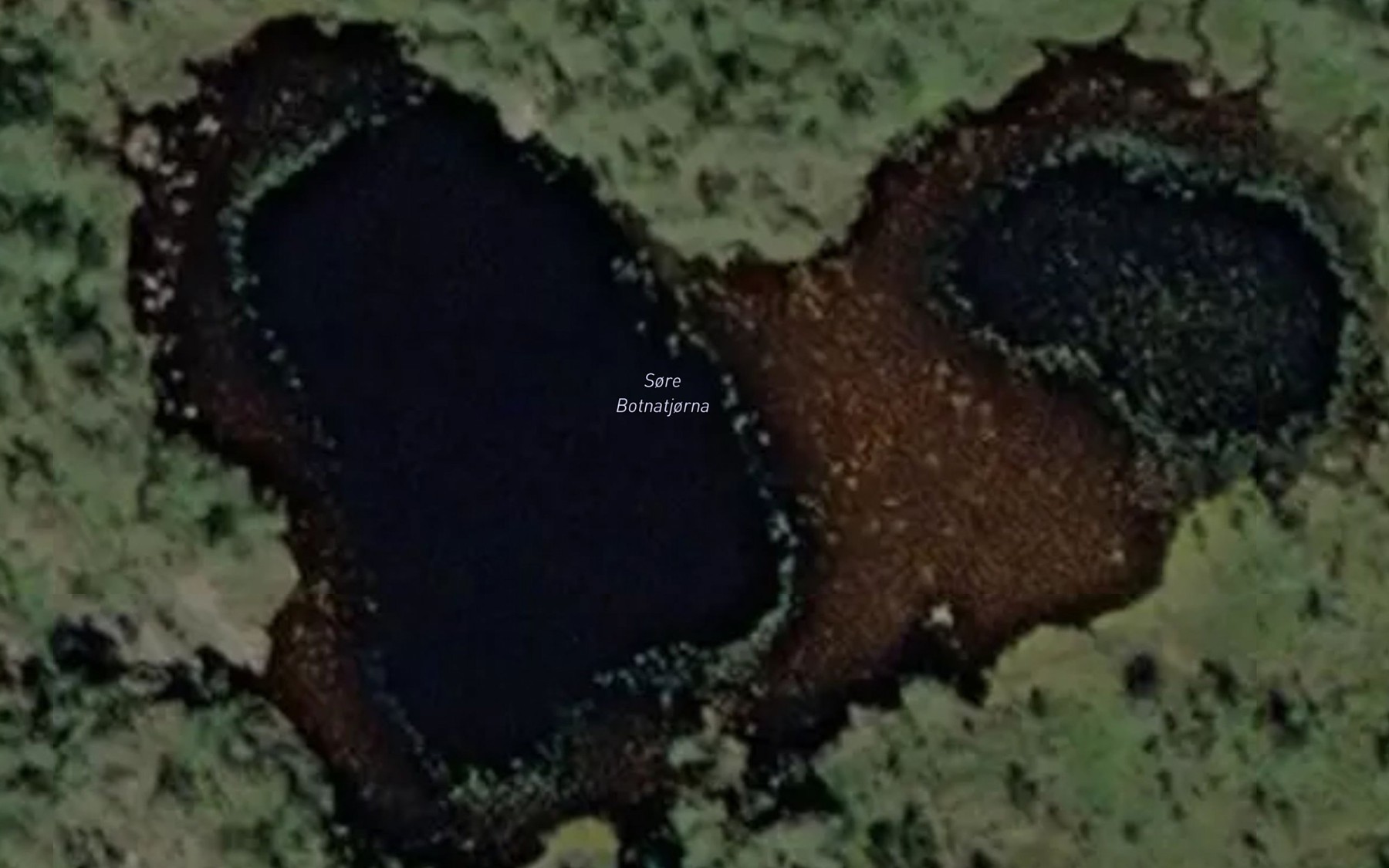 Satellite map of the Sore Botnatjorna