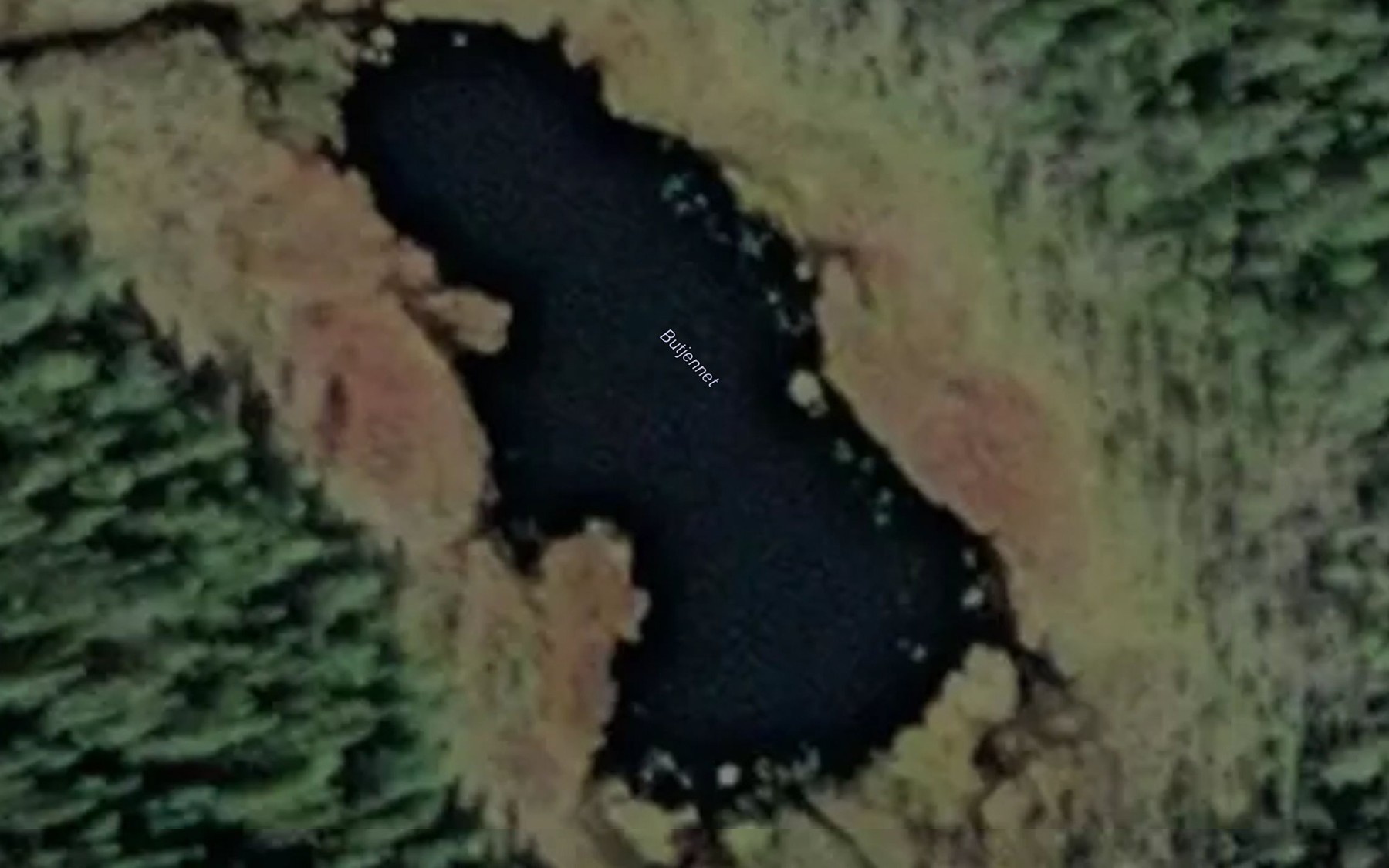 Satellite map of the Butjern