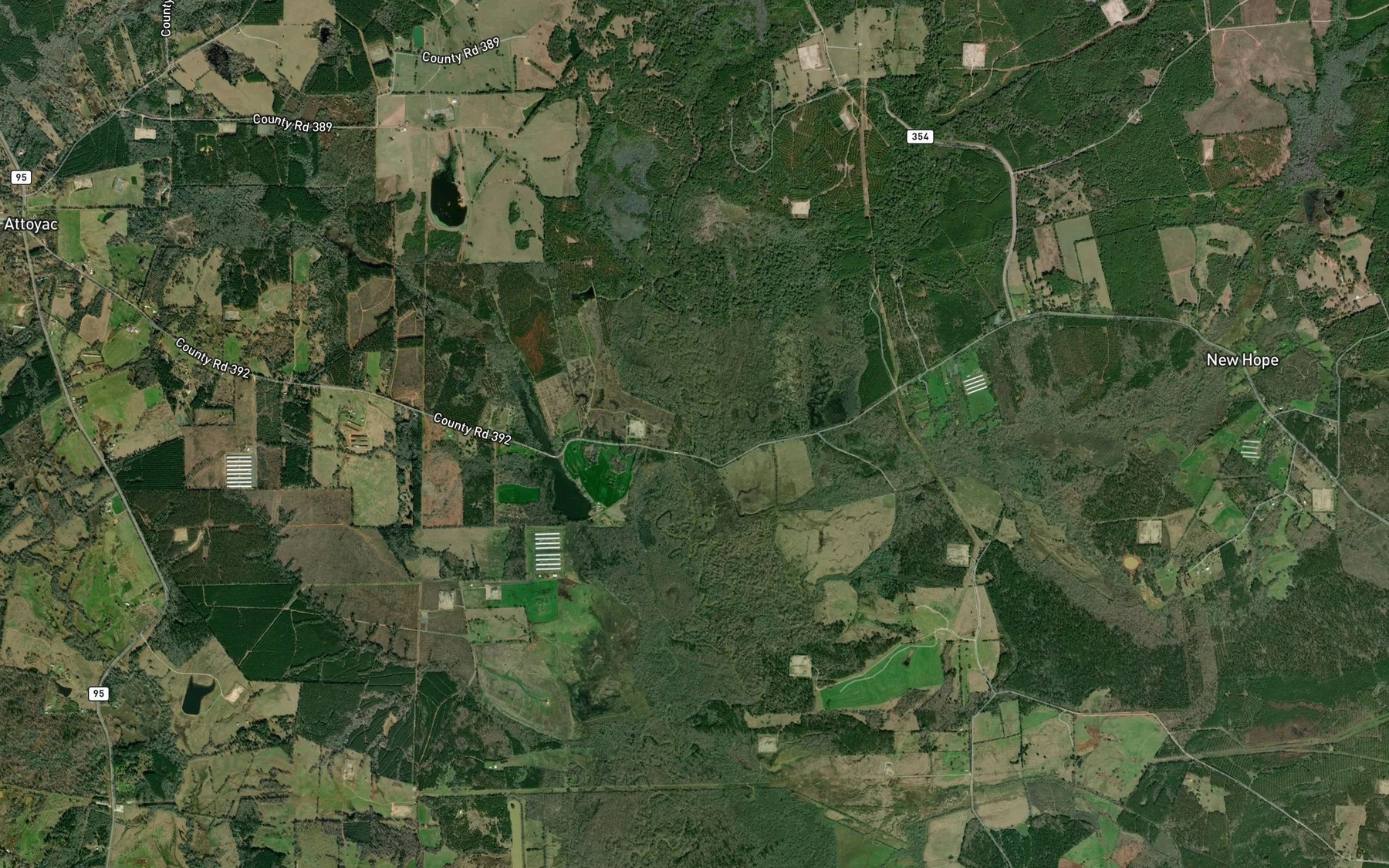 Satellite map of the Big Iron Ore Creek