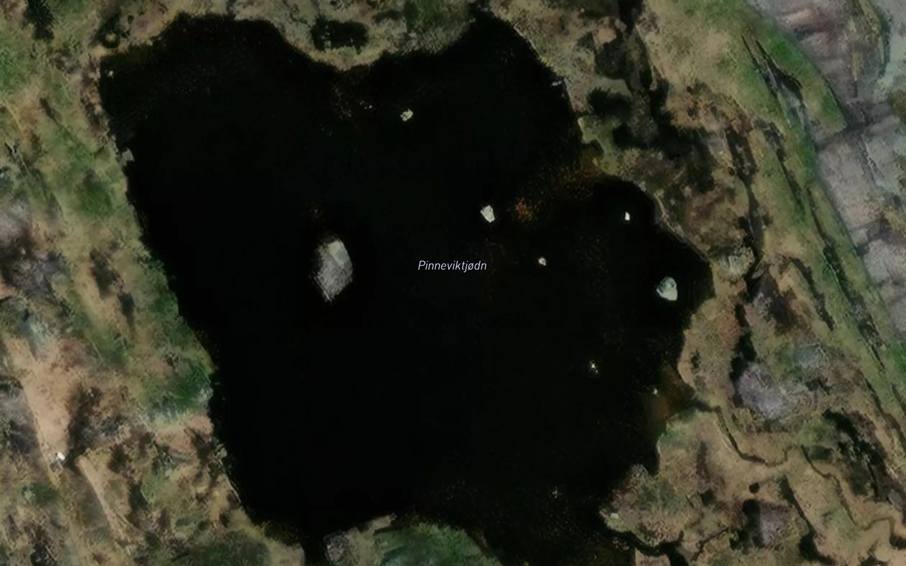 Satellite map of the Pinneviktjodn