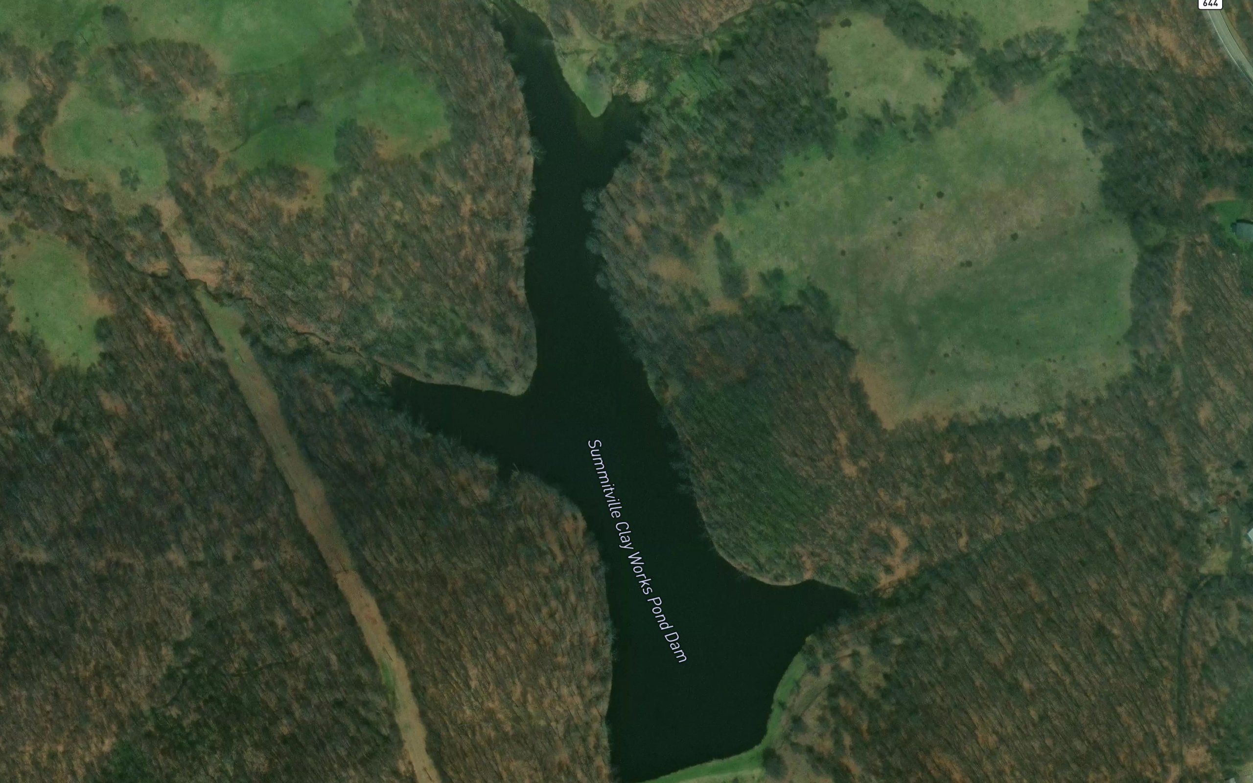 Summitville Clay Works Pond Dam
