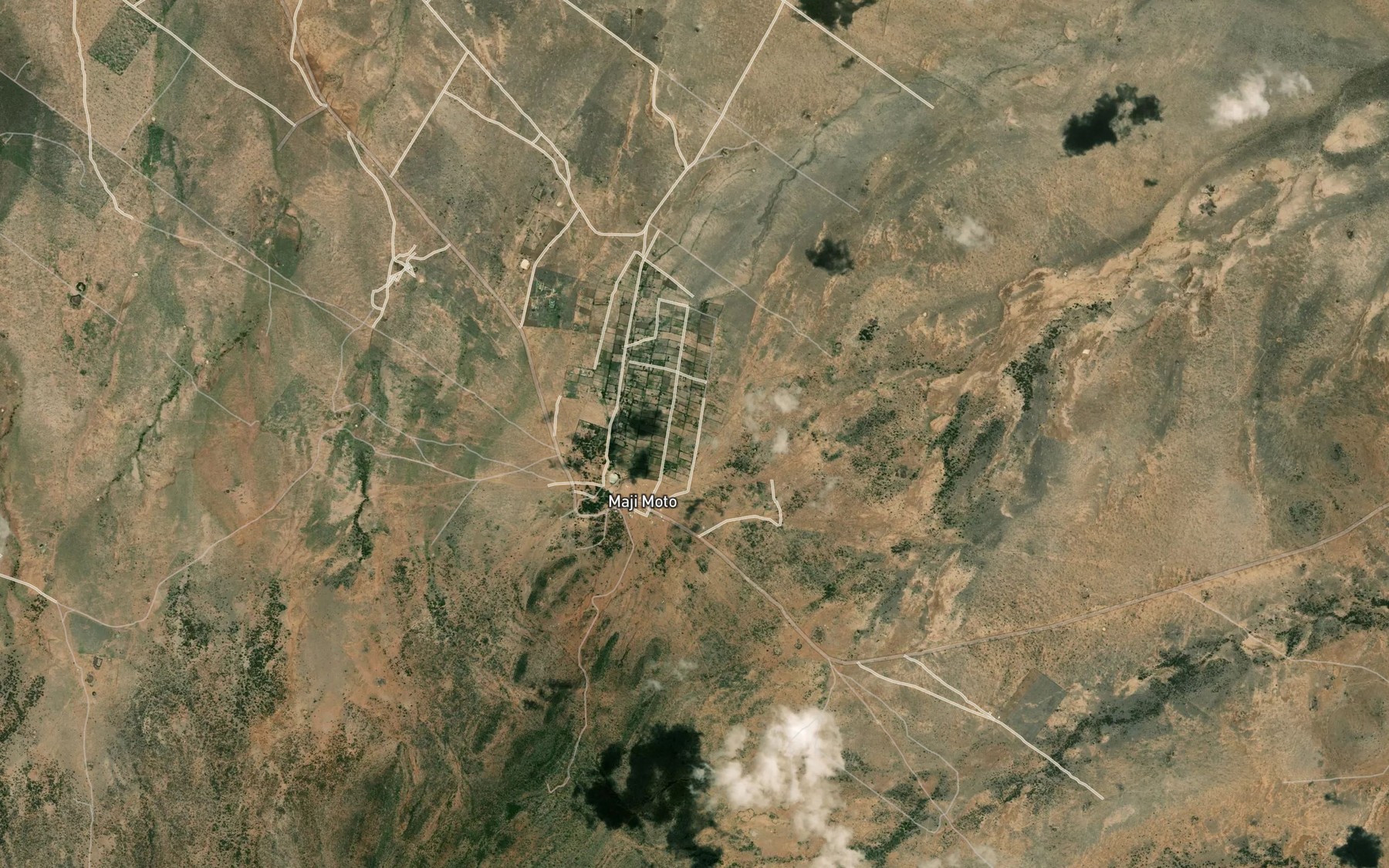 Satellite map of the Maji Moto