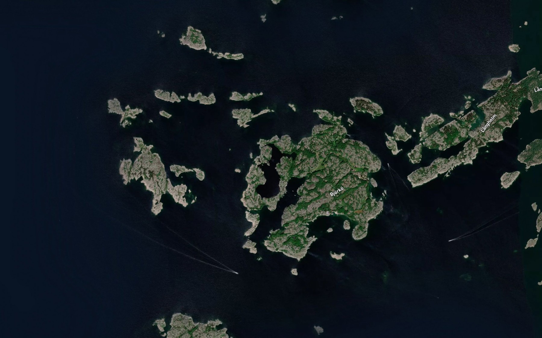 Satellite map of the Insjoen