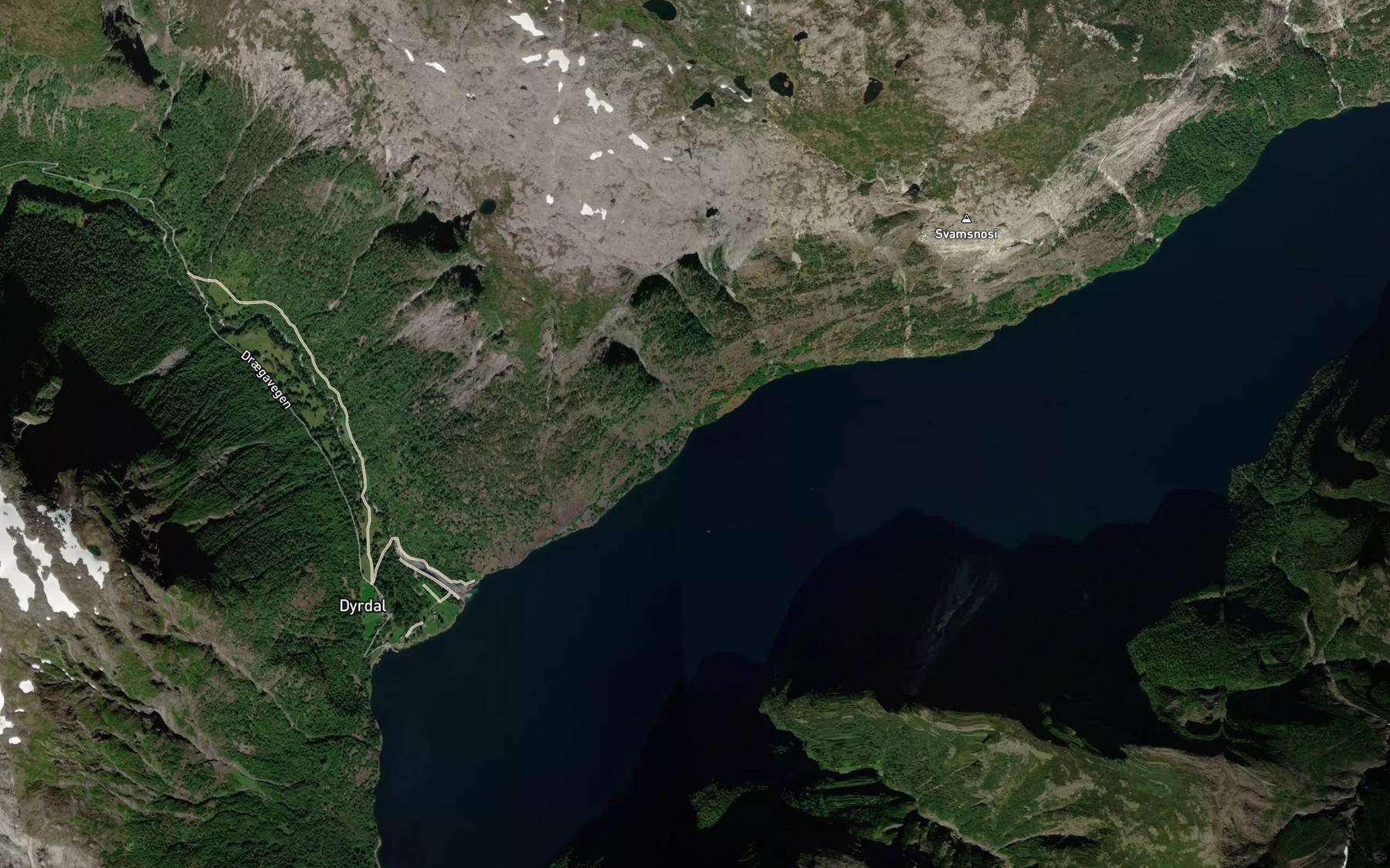 Satellite map of the Djupahabn
