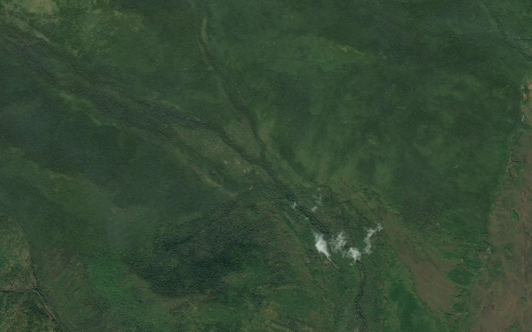 Satellite map of the Manichan