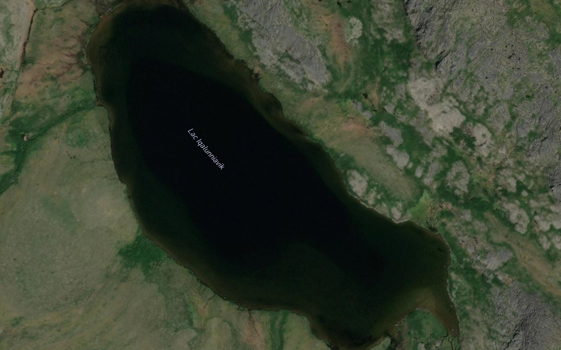 Satellite map of the Lac Iqalunniavik