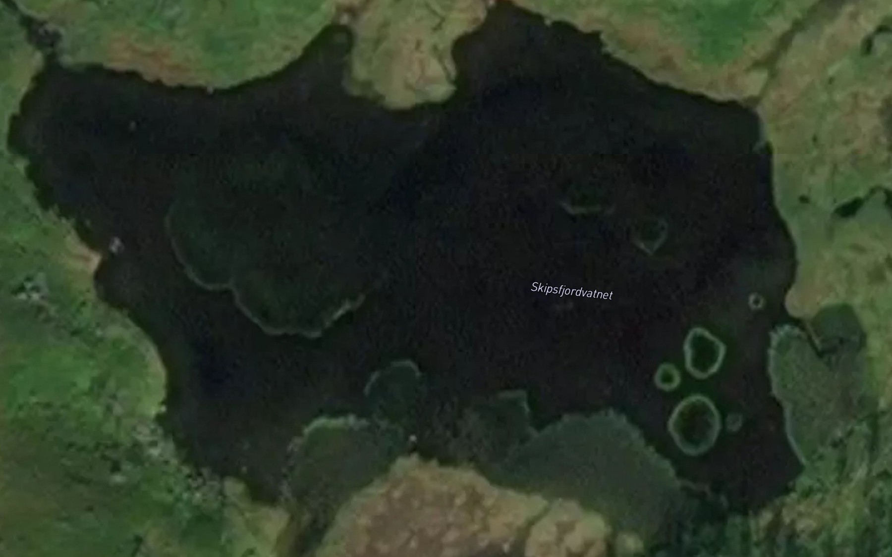 Satellite map of the Skipsvatnet