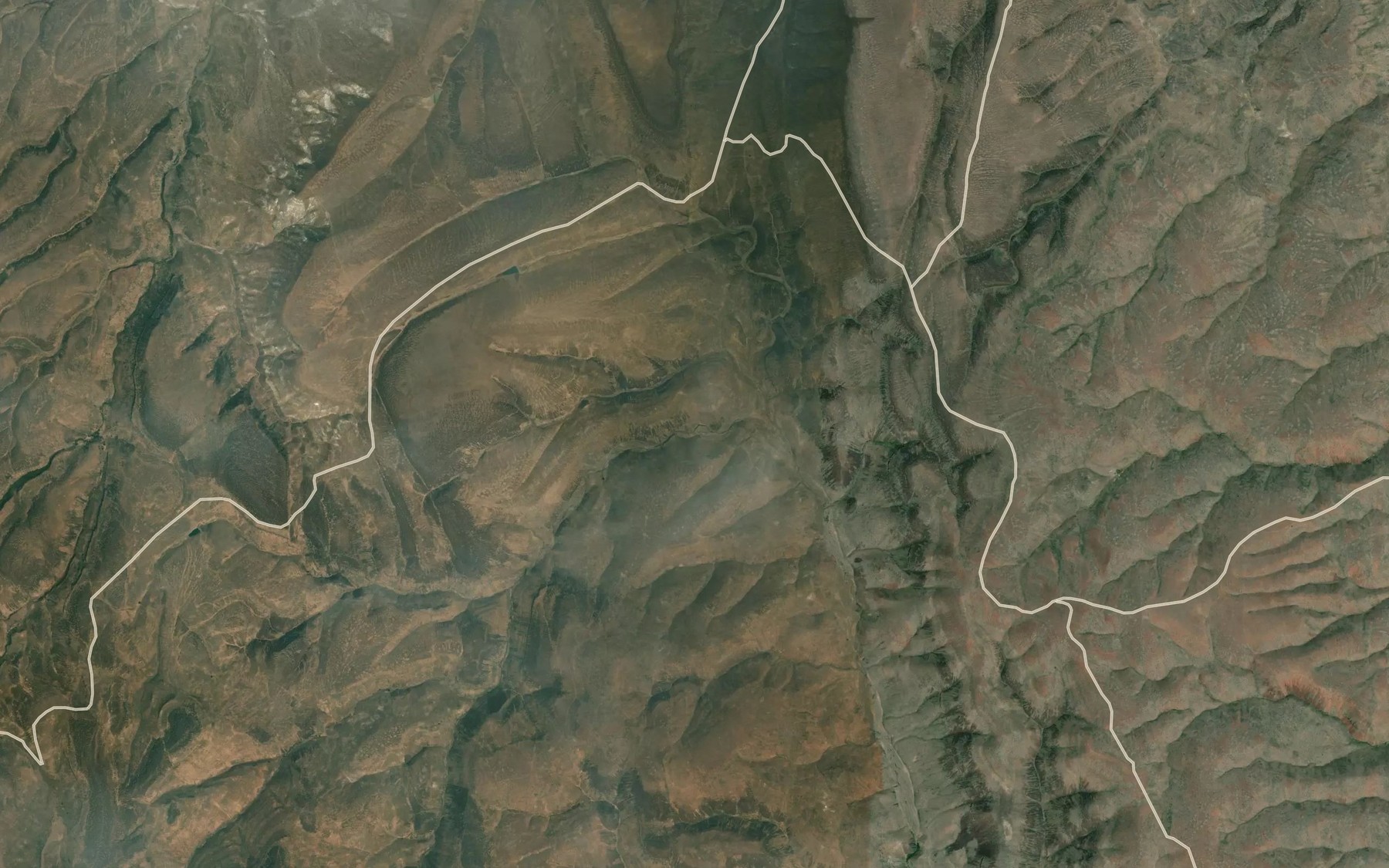 Satellite map of the Hog Creek Reservoir Number One