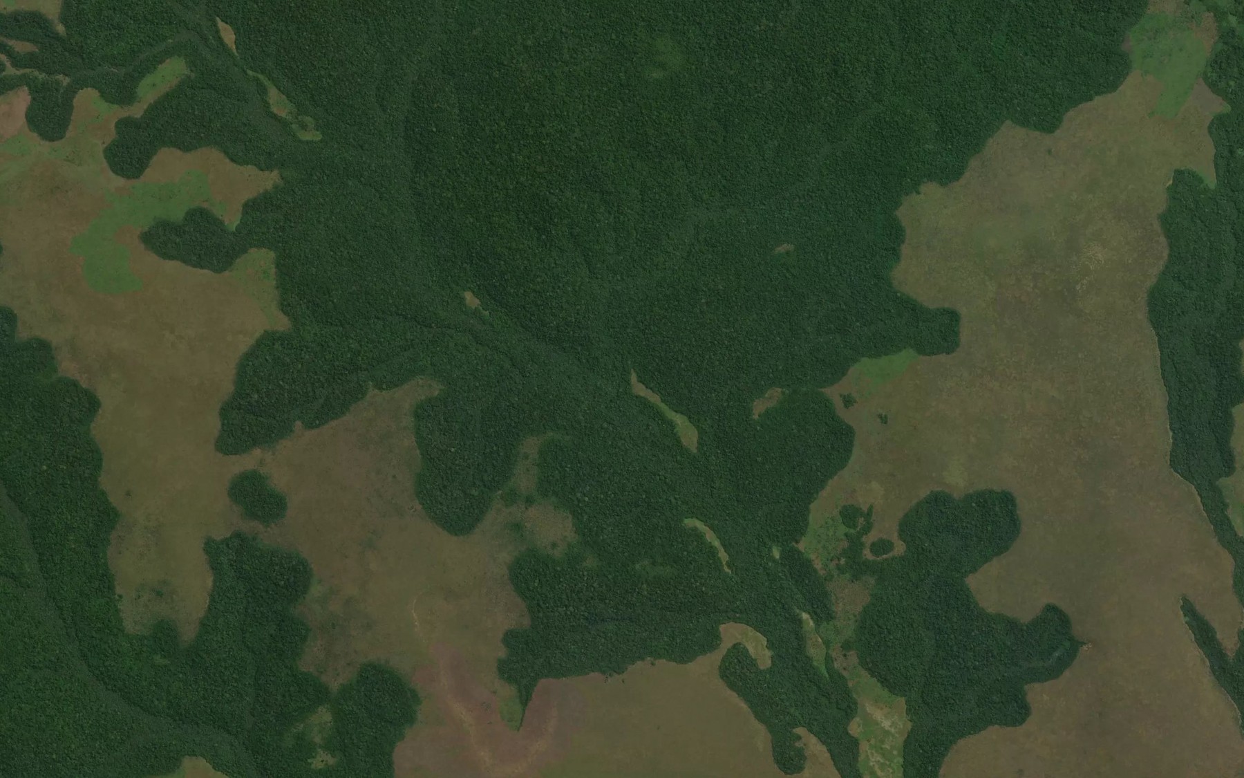 Satellite map of the Bomweru