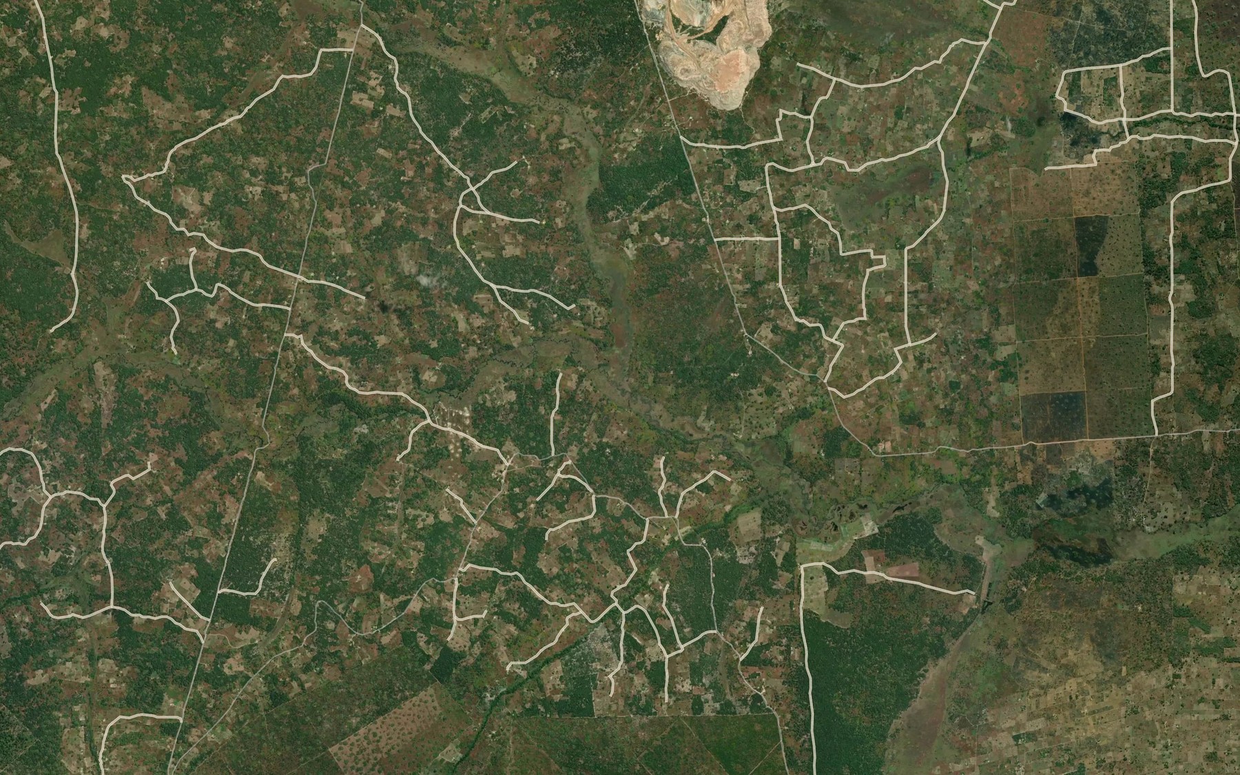 Satellite map of the Muntimpa