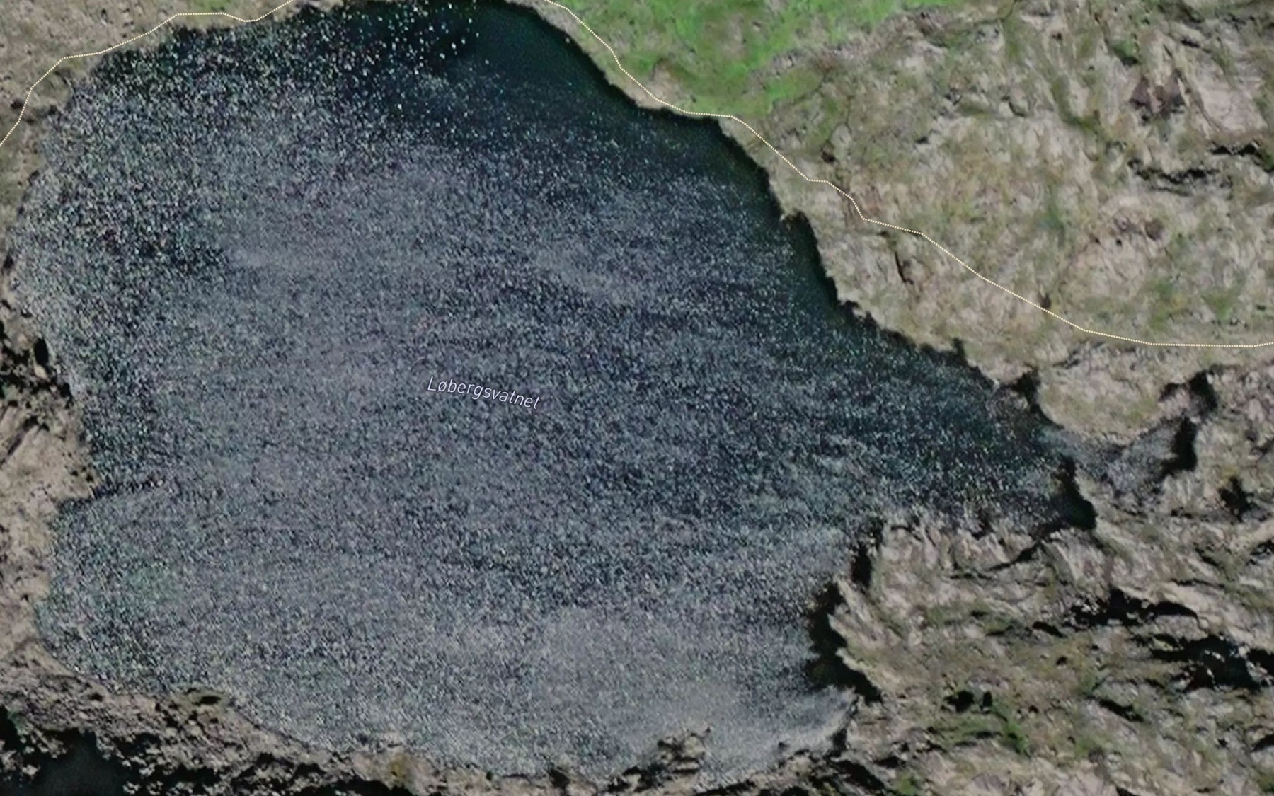 Satellite map of the Lobergsvatnet