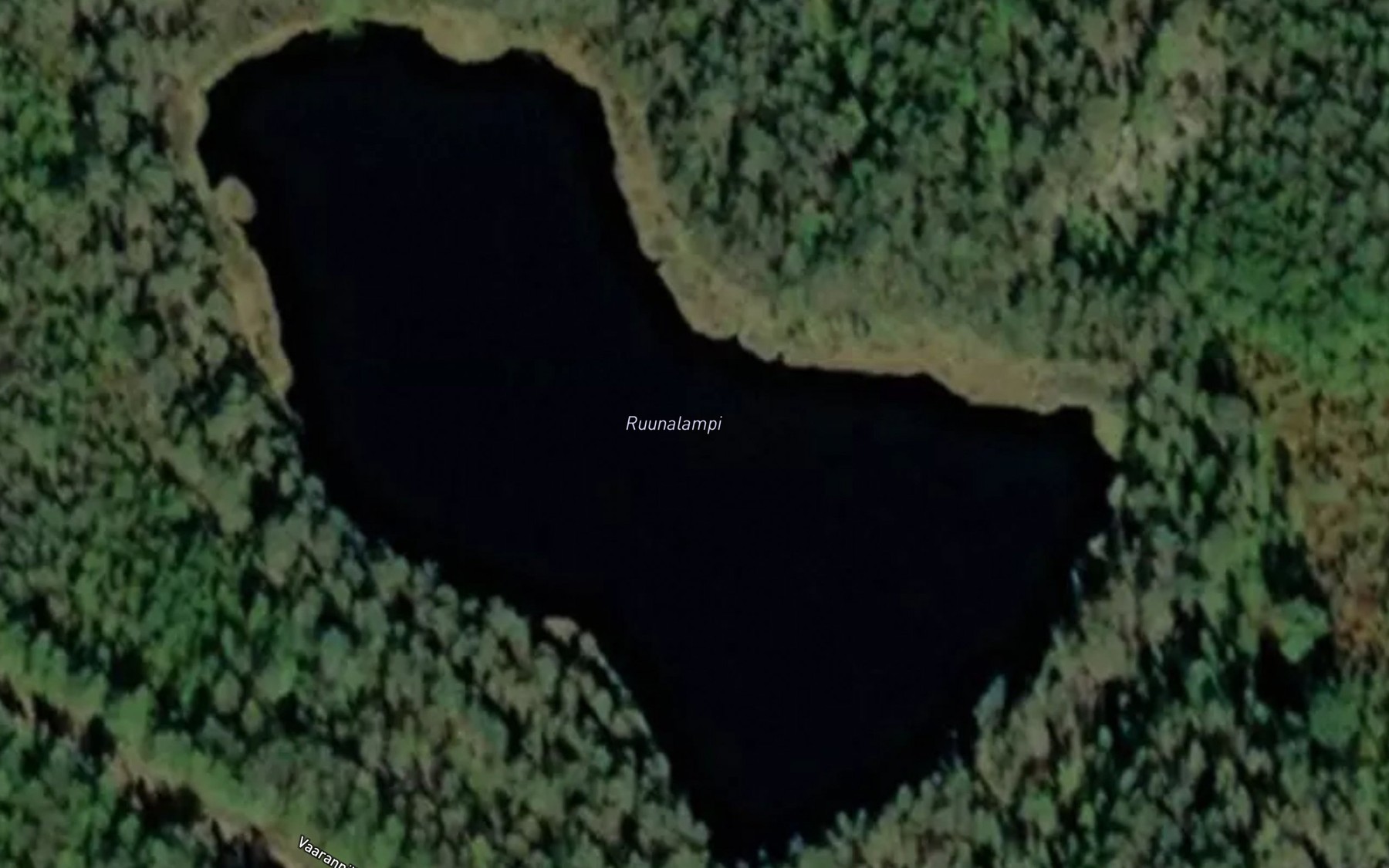 Satellite map of the Ruunalampi