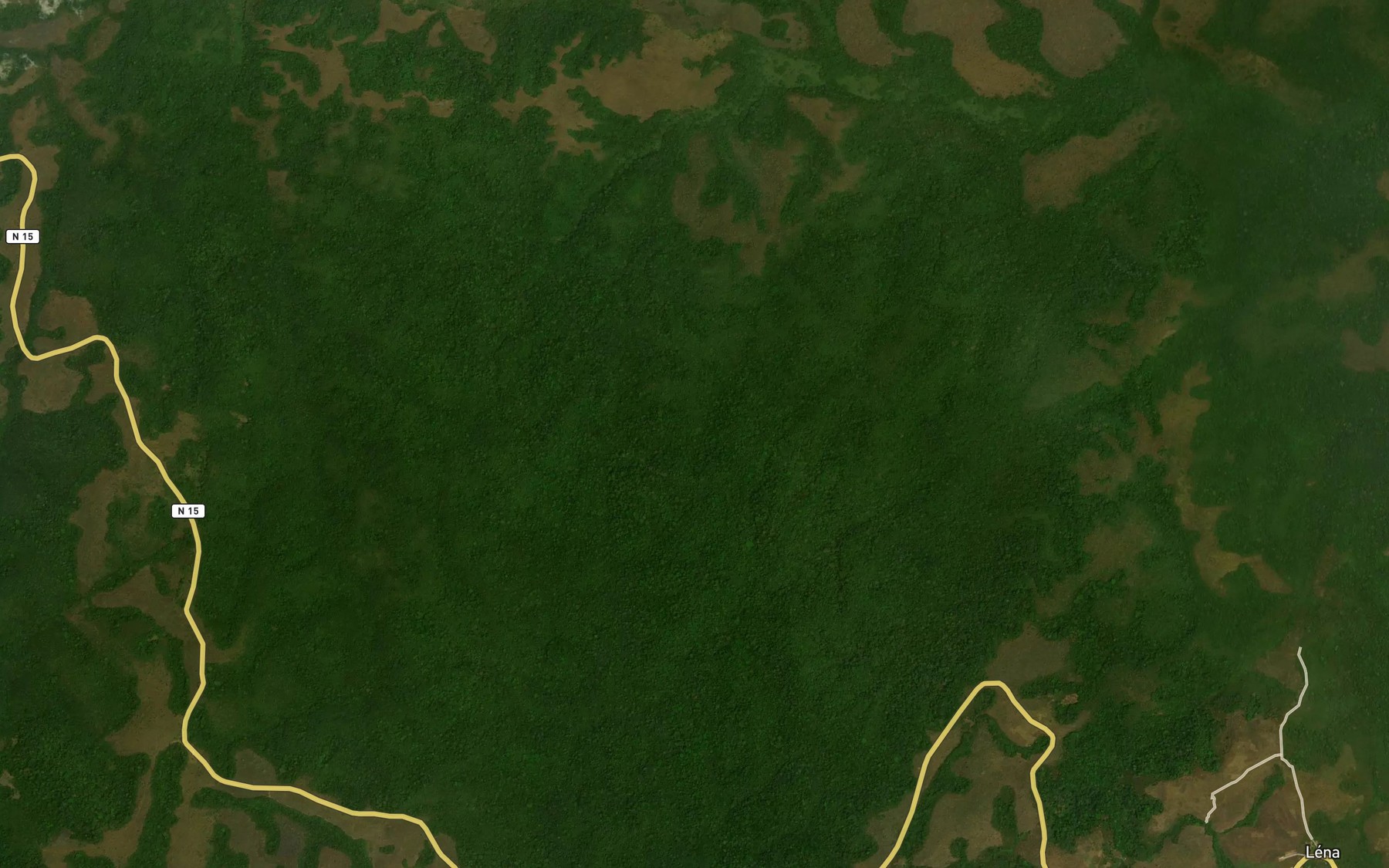 Satellite map of the Petit Mou