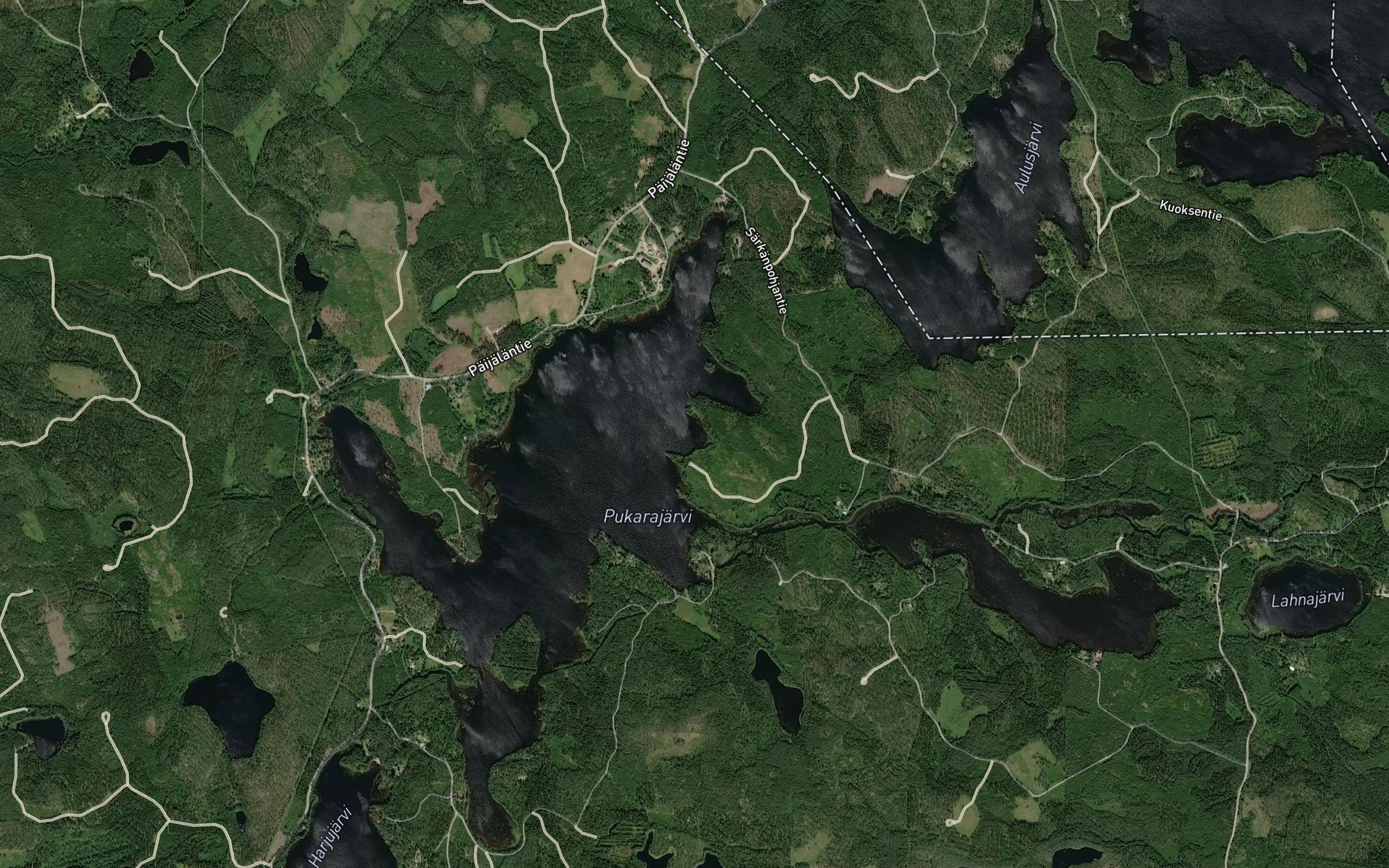 Satellite map of the Lepolahti