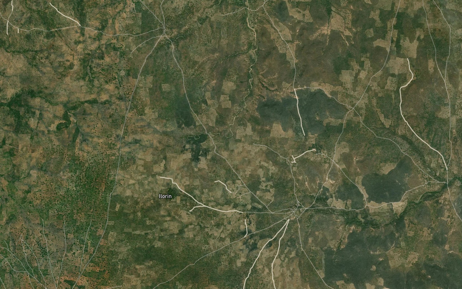Satellite map of the River Koano