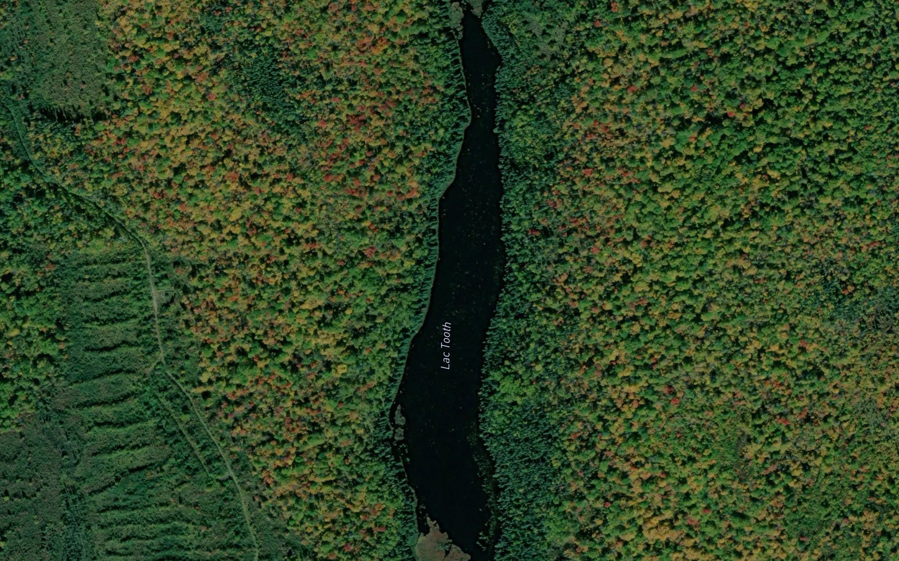Satellite map of the Lac Tooth