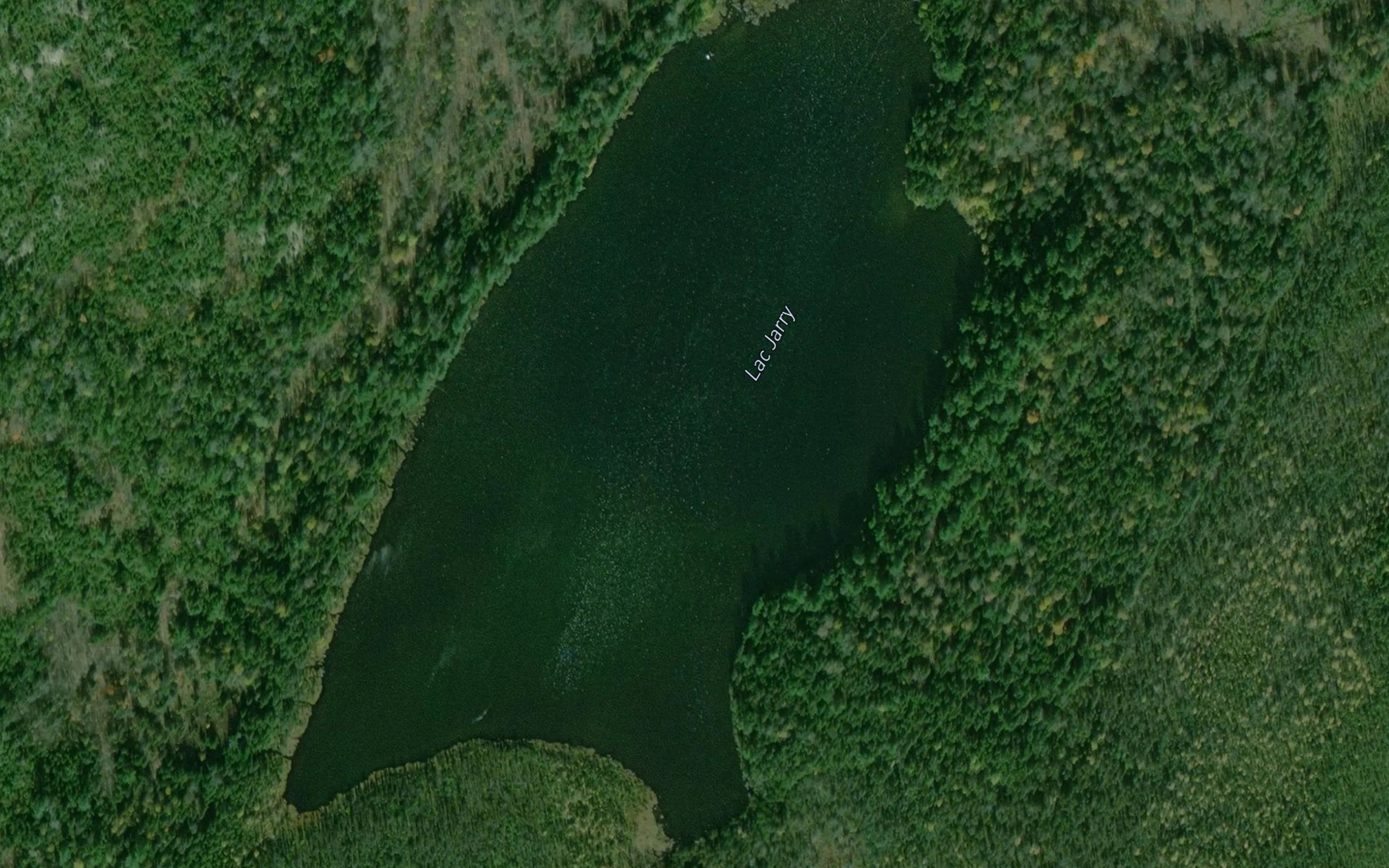 Satellite map of the Lac Jarry