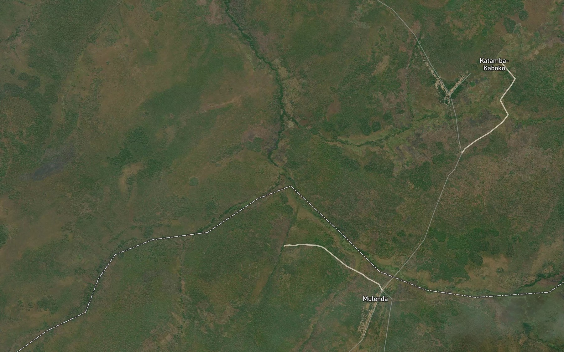 Satellite map of the Mutondoye