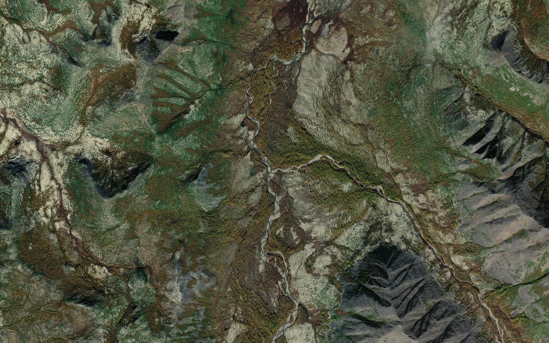 Satellite map of the Churpuk