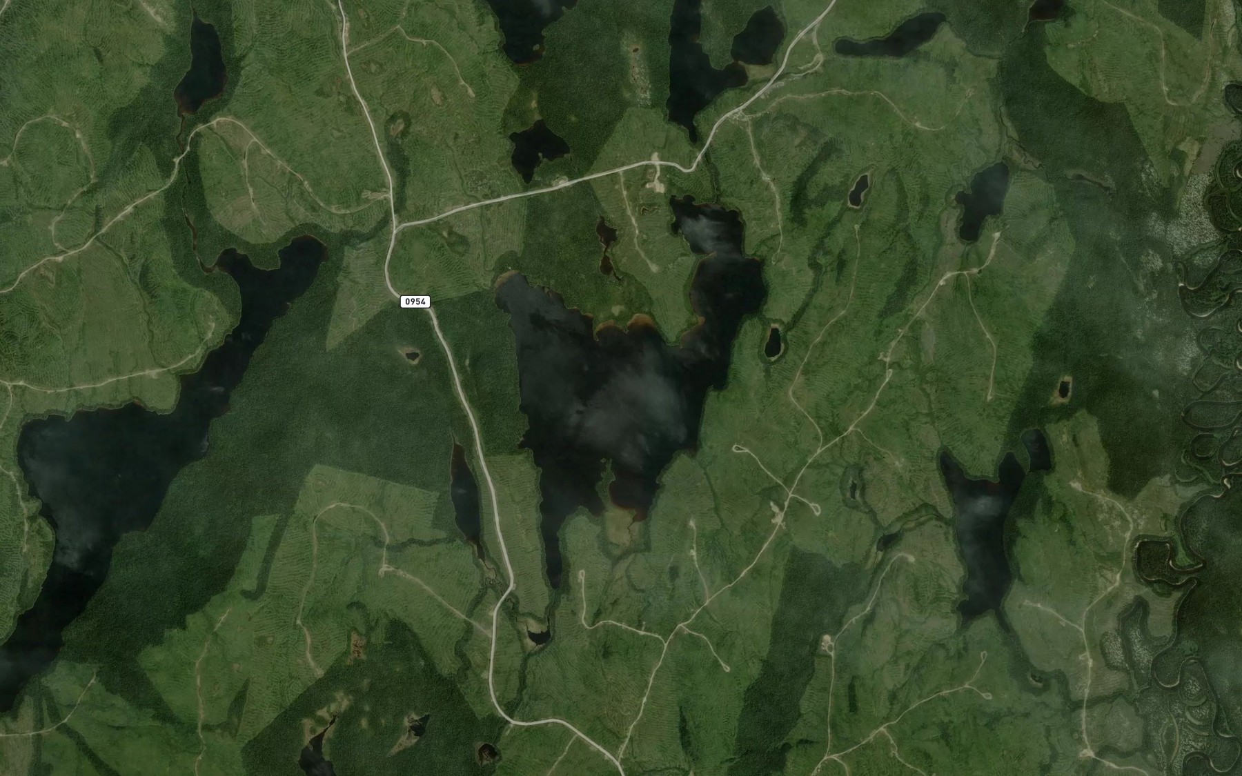 Satellite map of the Lac Madre