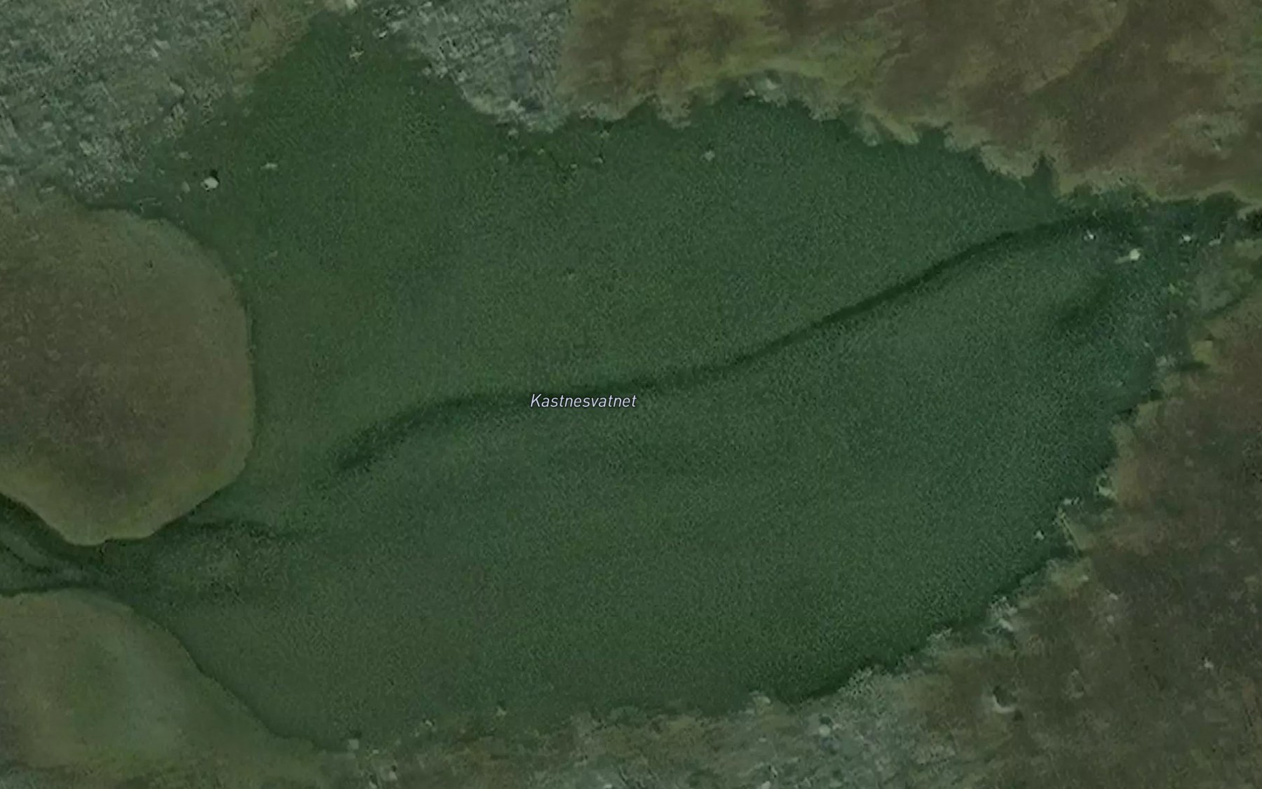 Satellite map of the Kastnesvannet
