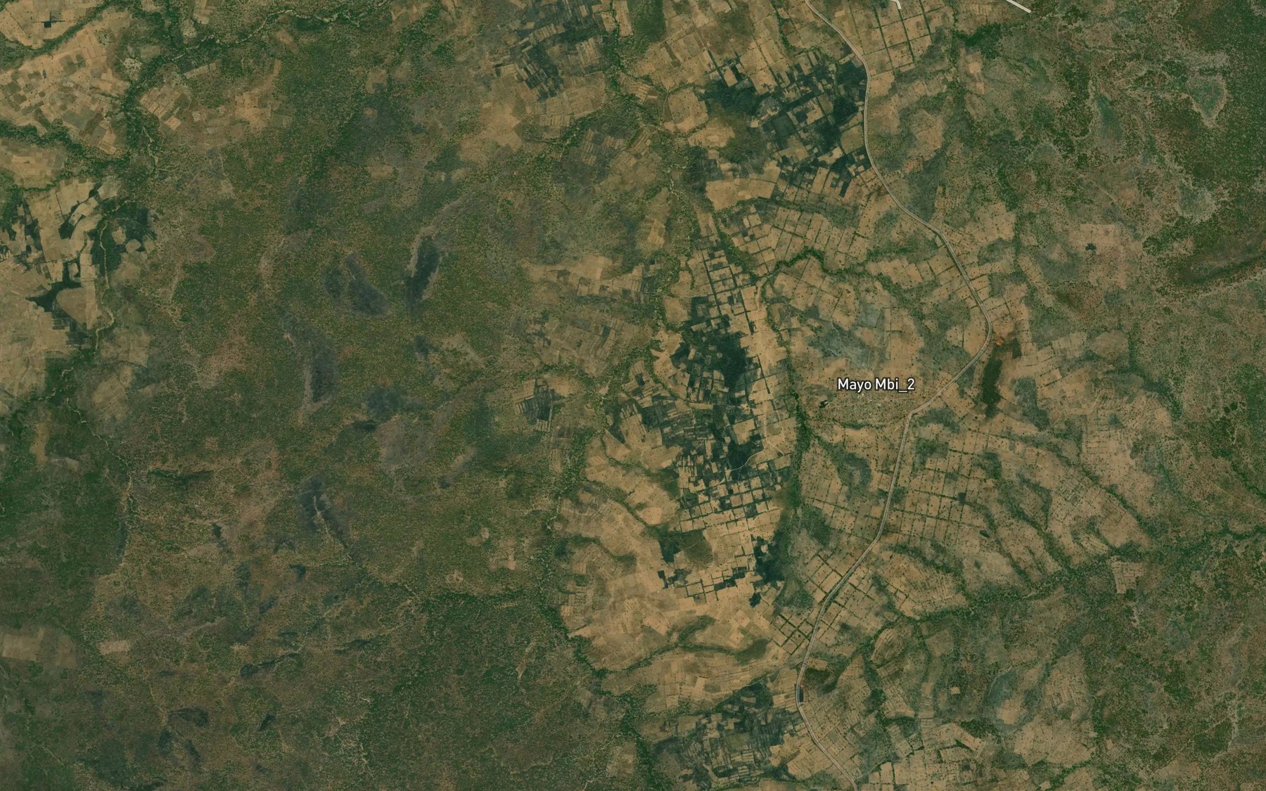 Satellite map of the Djougny