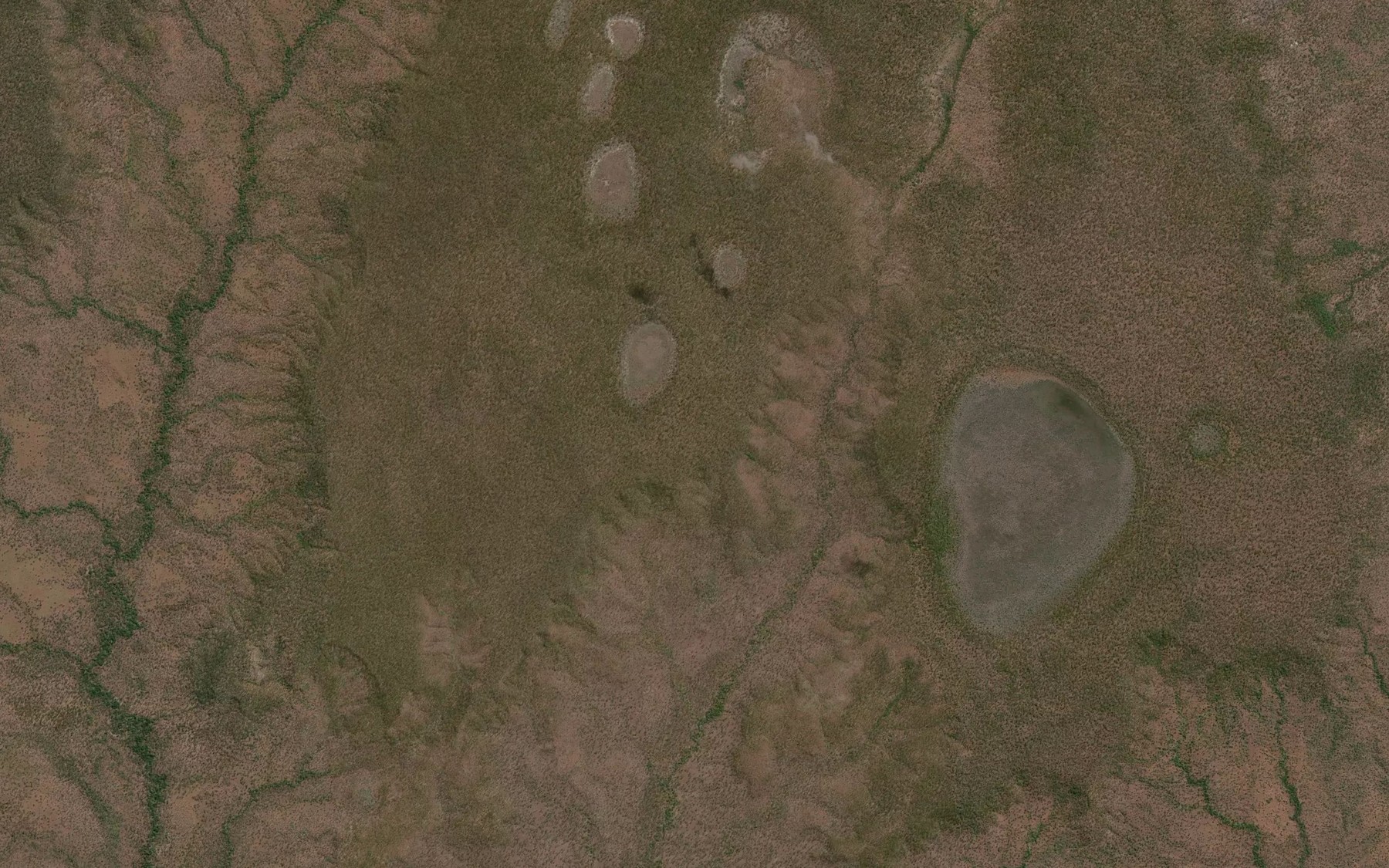 Satellite map of the Woomera Spring