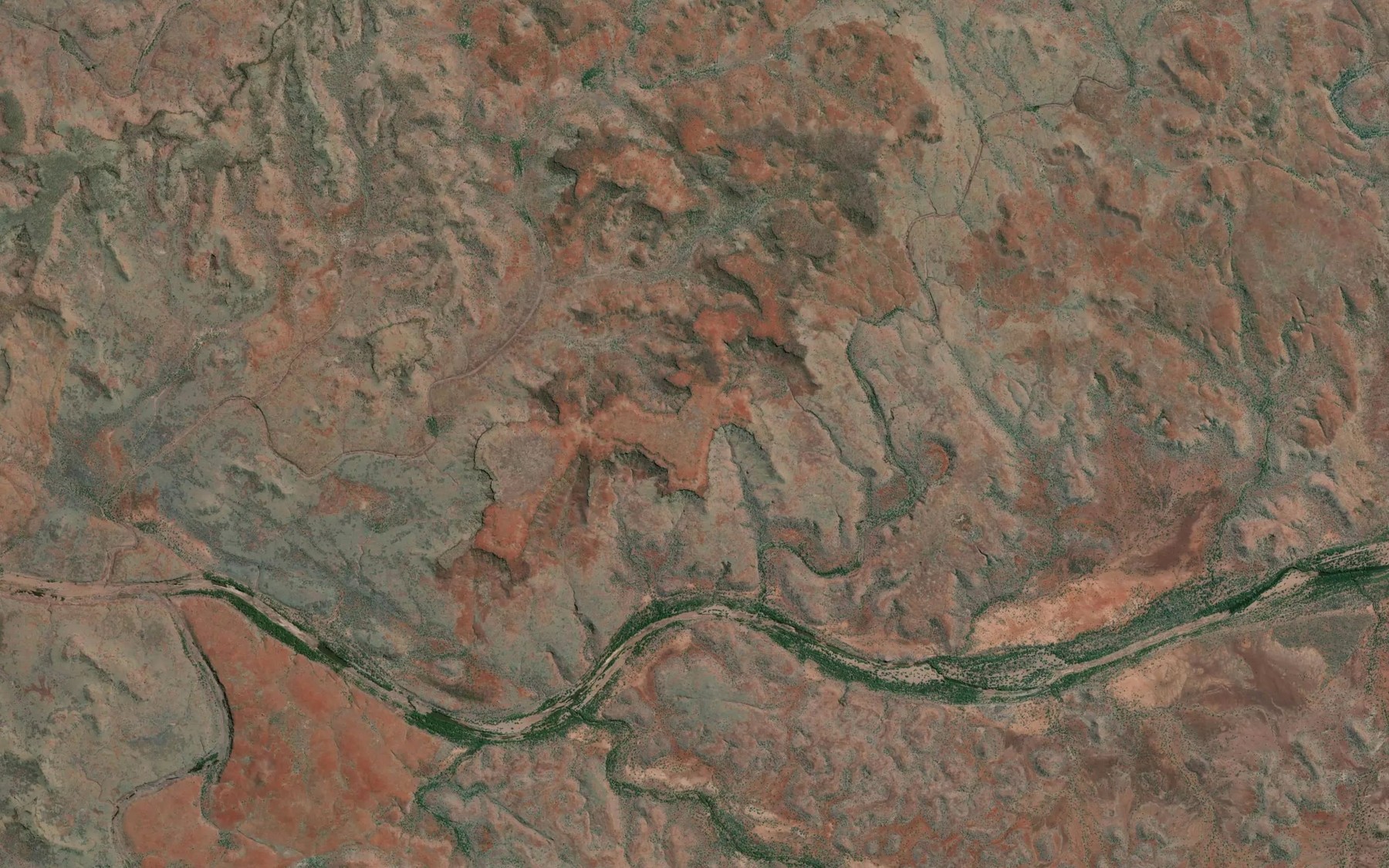 Satellite map of the Elsie Creek