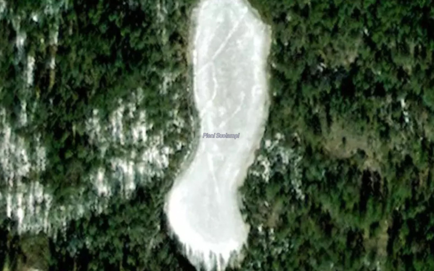 Satellite map of the Pieni Suolampi