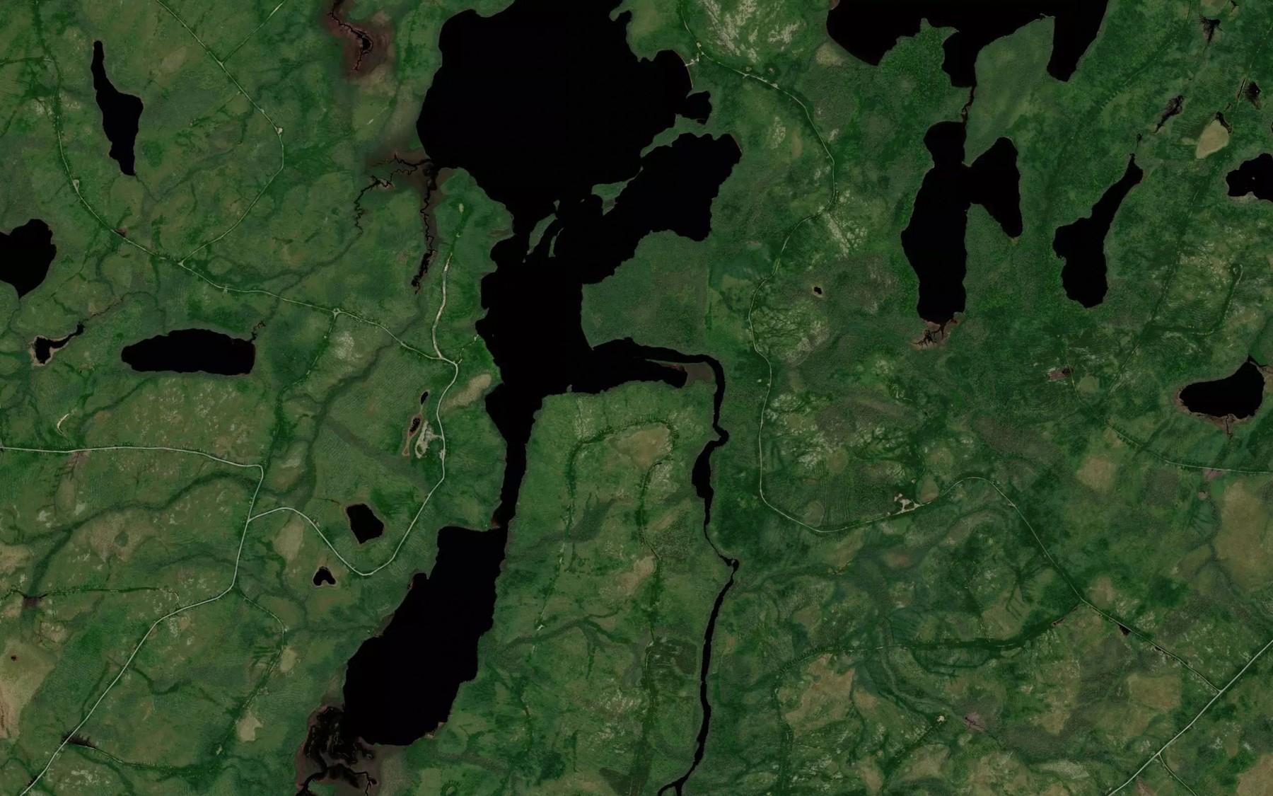 Satellite map of the Riviere Saint-Cyr