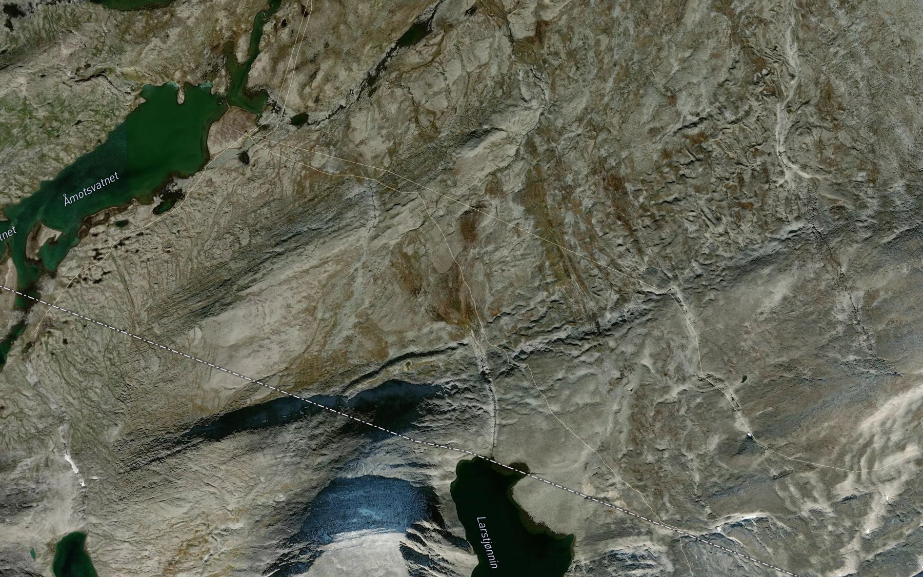Satellite map of the Larsbekken