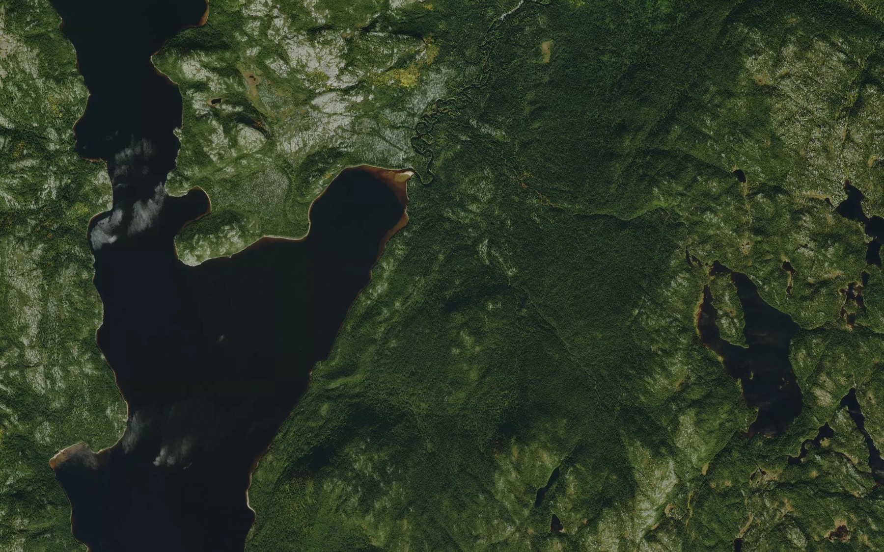 Satellite map of the Ruisseau Anamoutche