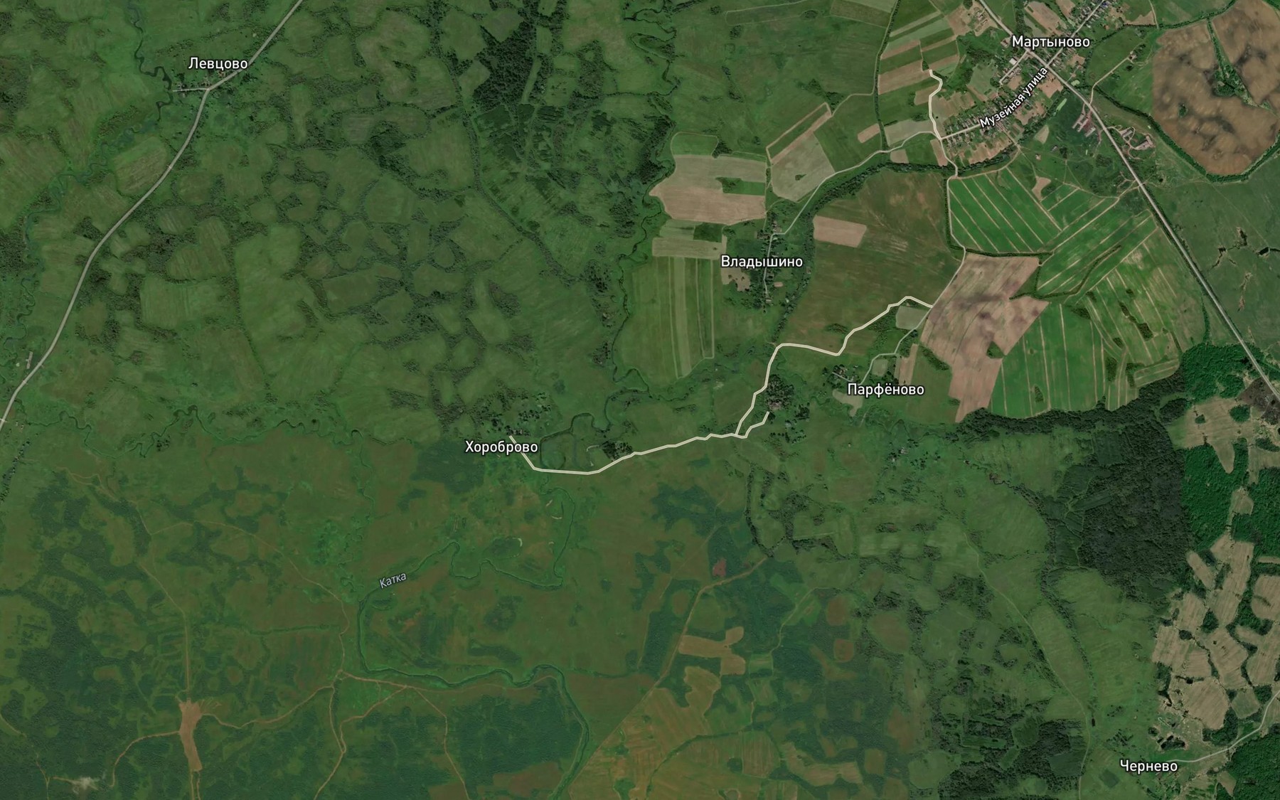 Satellite map of the Toporka