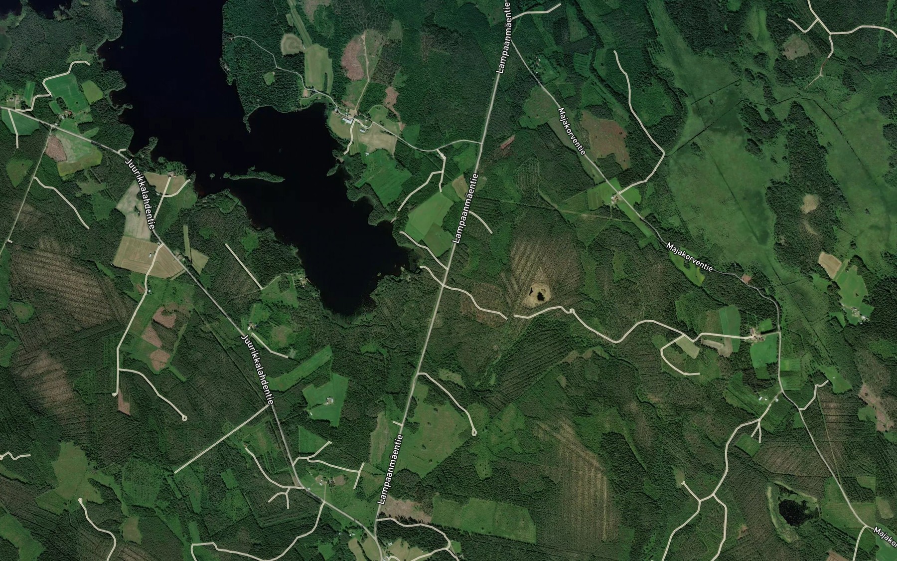 Satellite map of the Makijarvenpuro