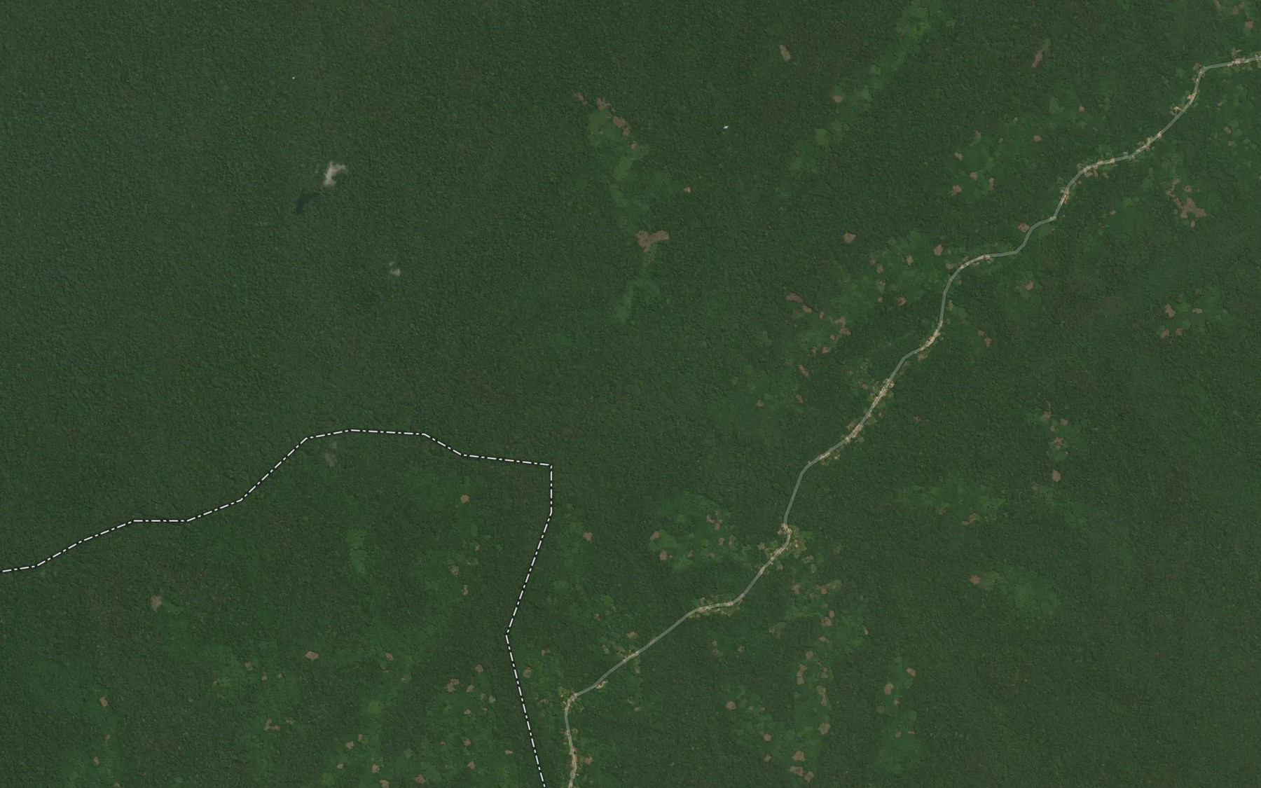 Satellite map of the Botaye