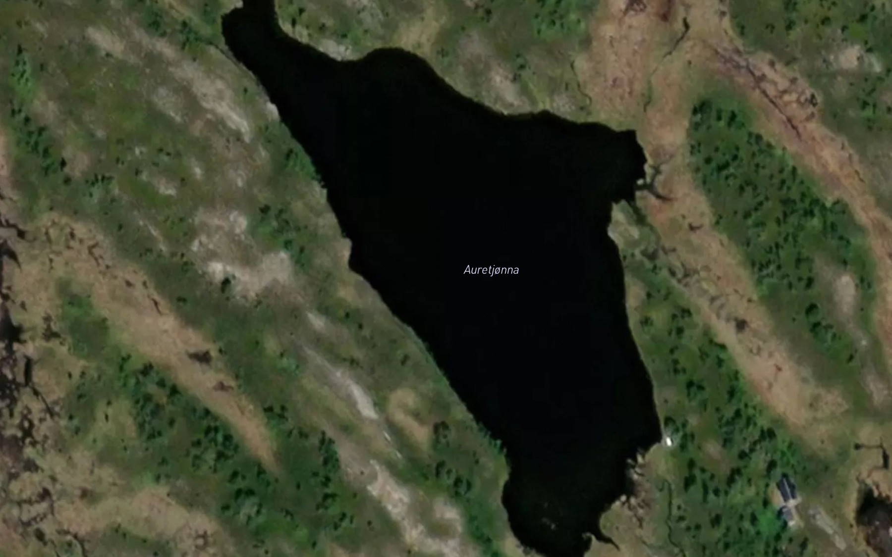 Satellite map of the Auretjorna