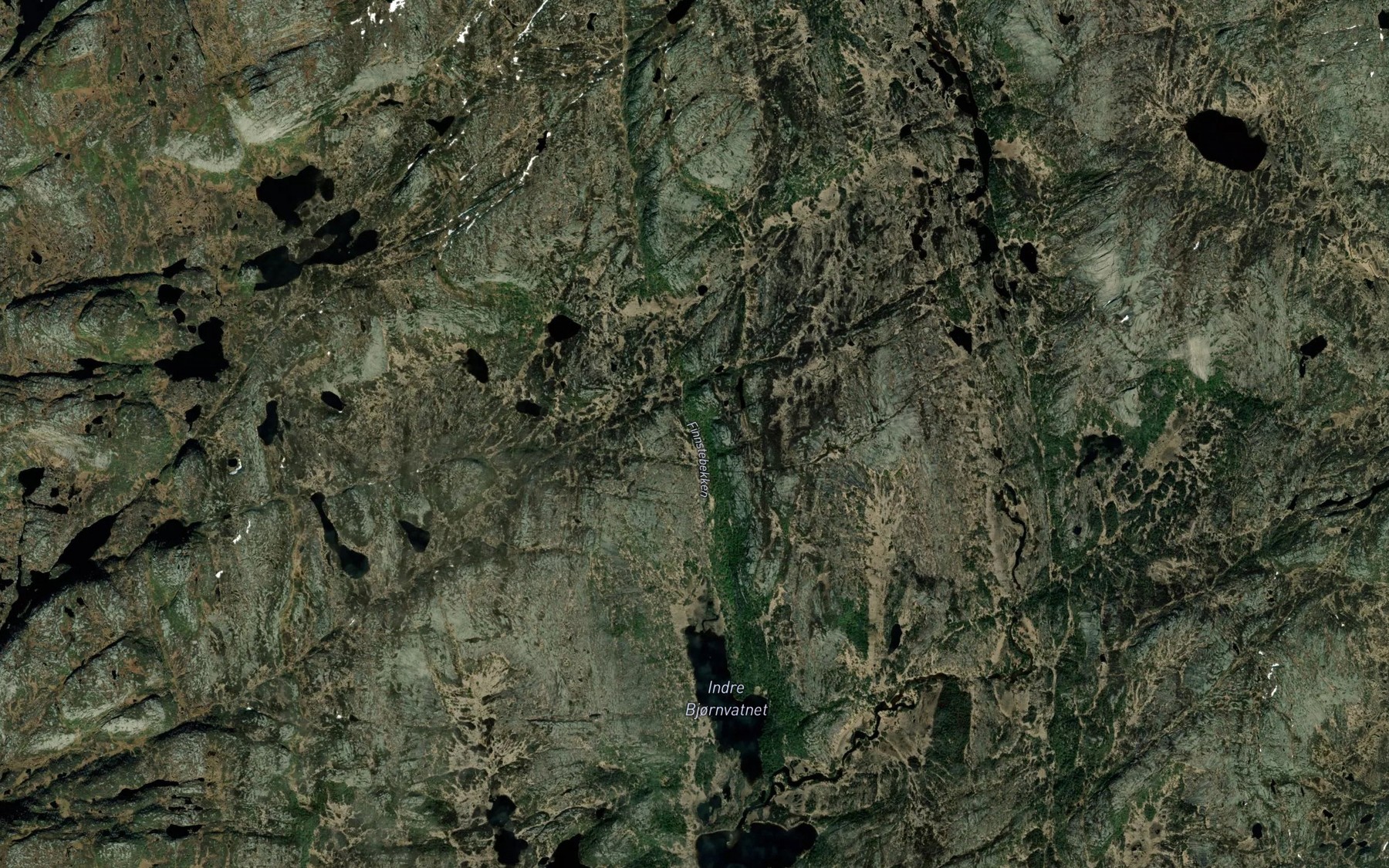 Satellite map of the Finnstebekken