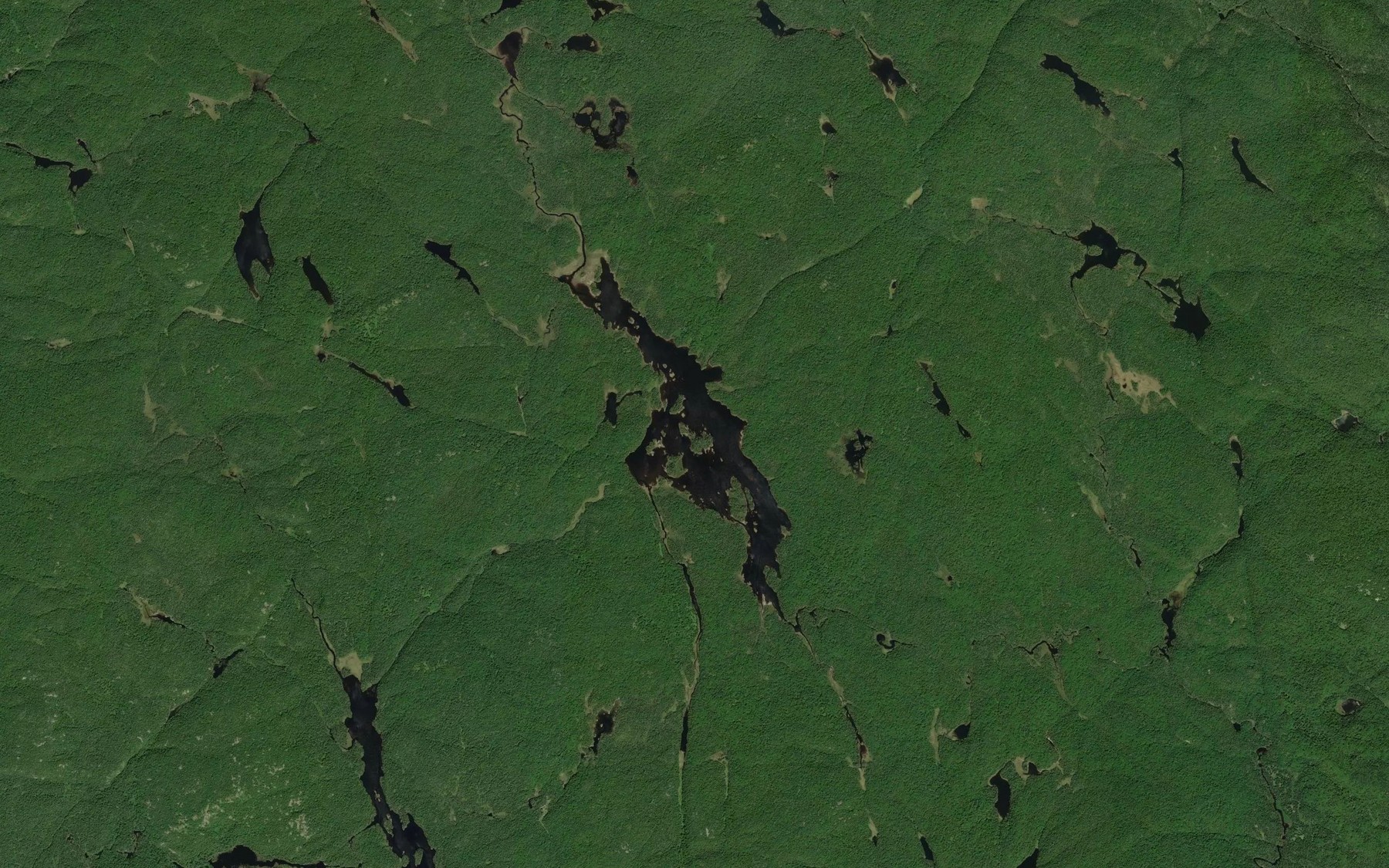 Satellite map of the Marjory Lake