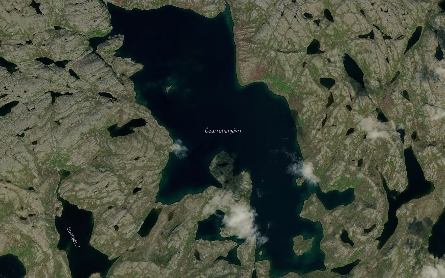 Satellite map of the Cearrehanjavri