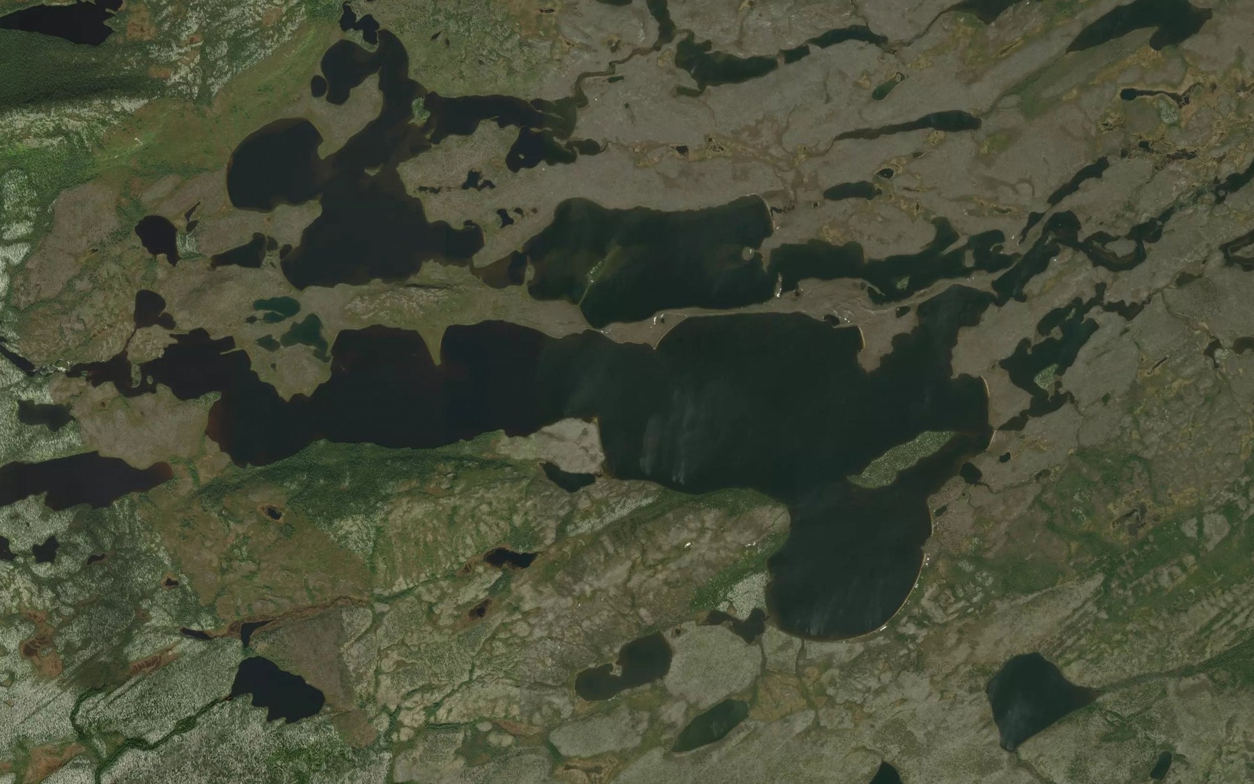 Satellite map of the Lac Orsigny