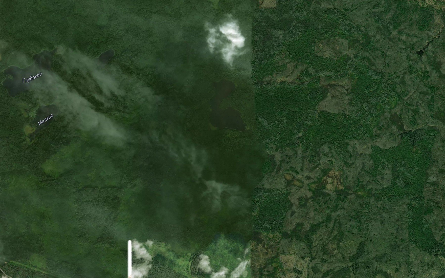 Satellite map of the Ozero Chenchozero