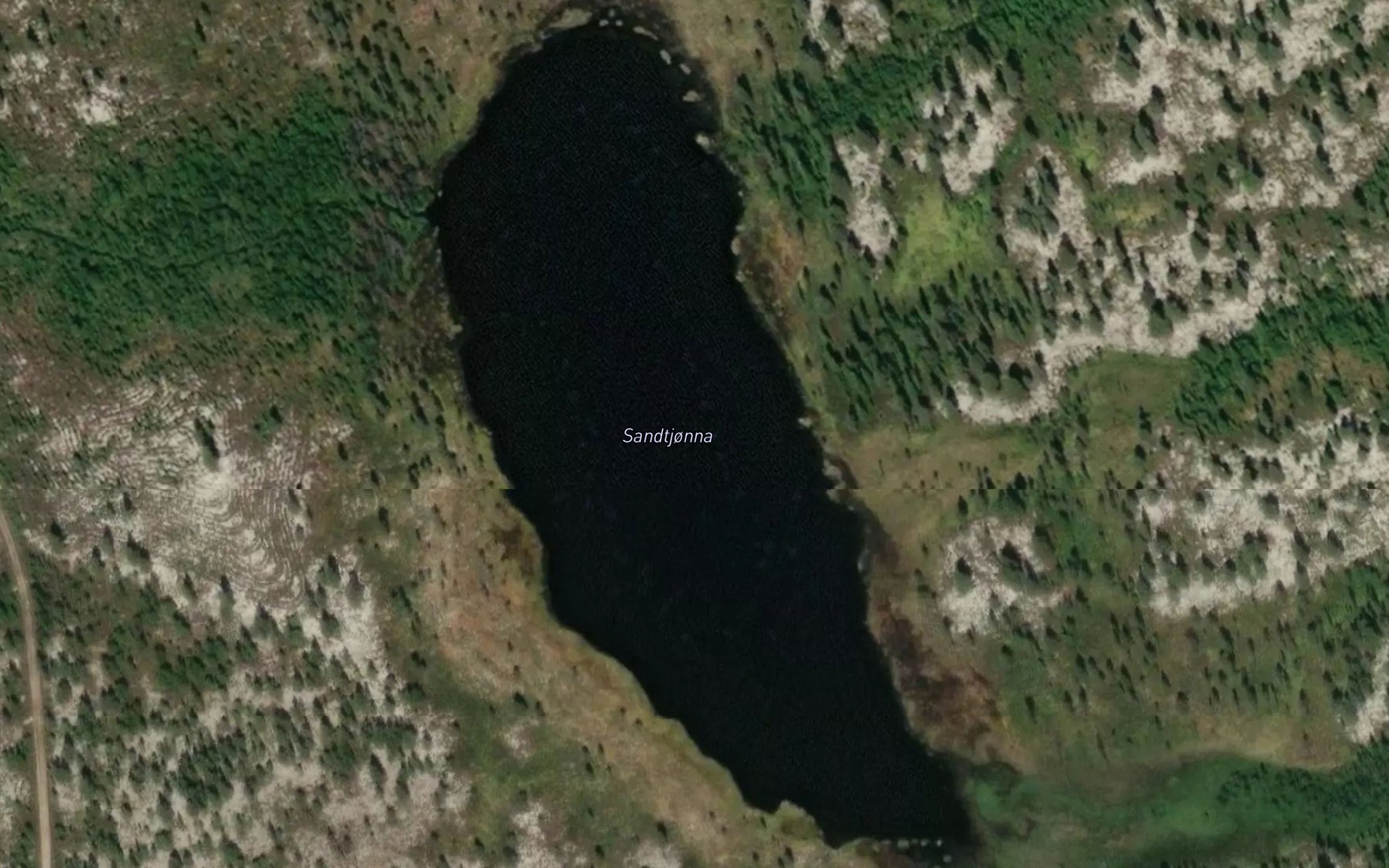 Satellite map of the Sandtjorna