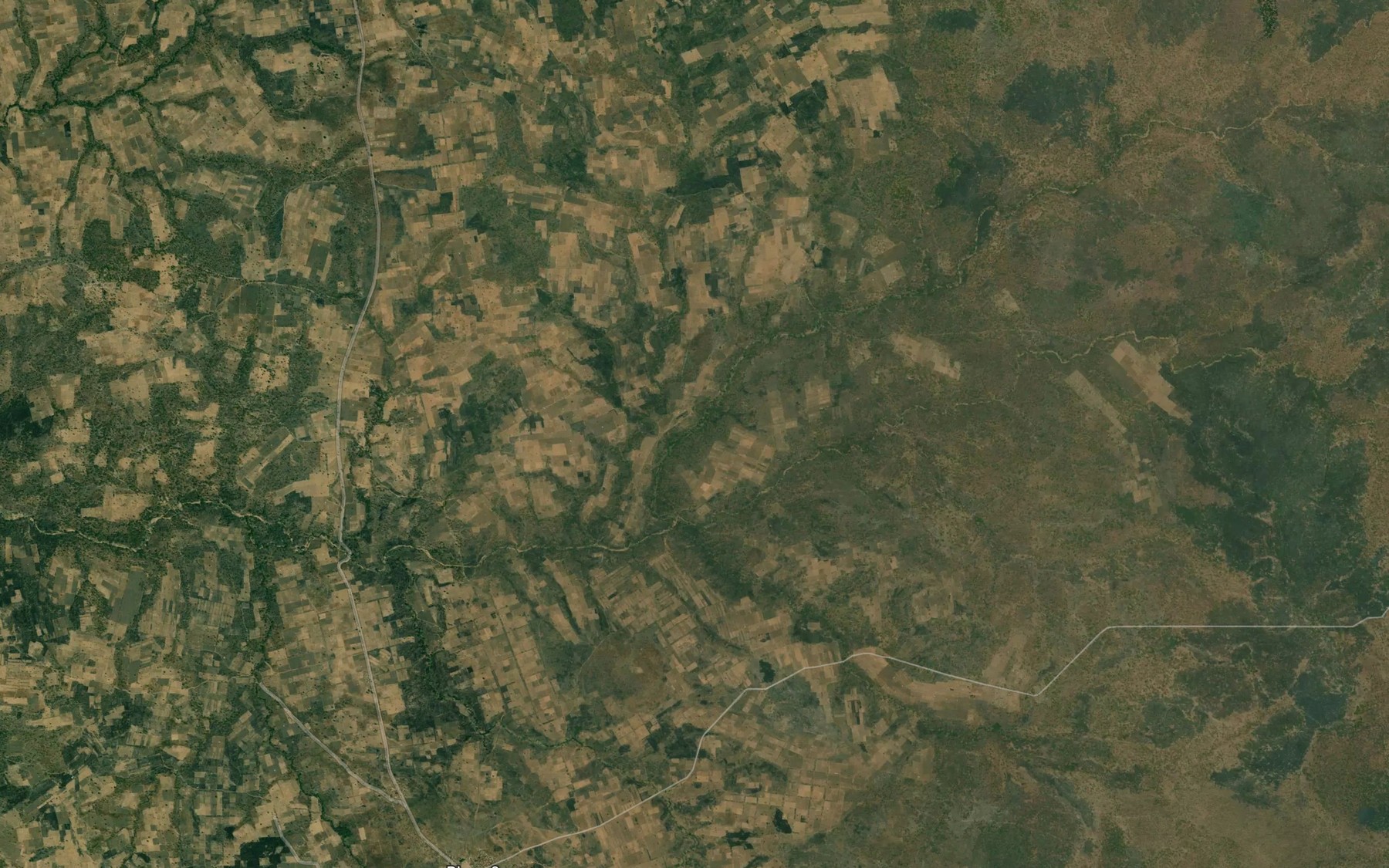 Satellite map of the Kap Lou