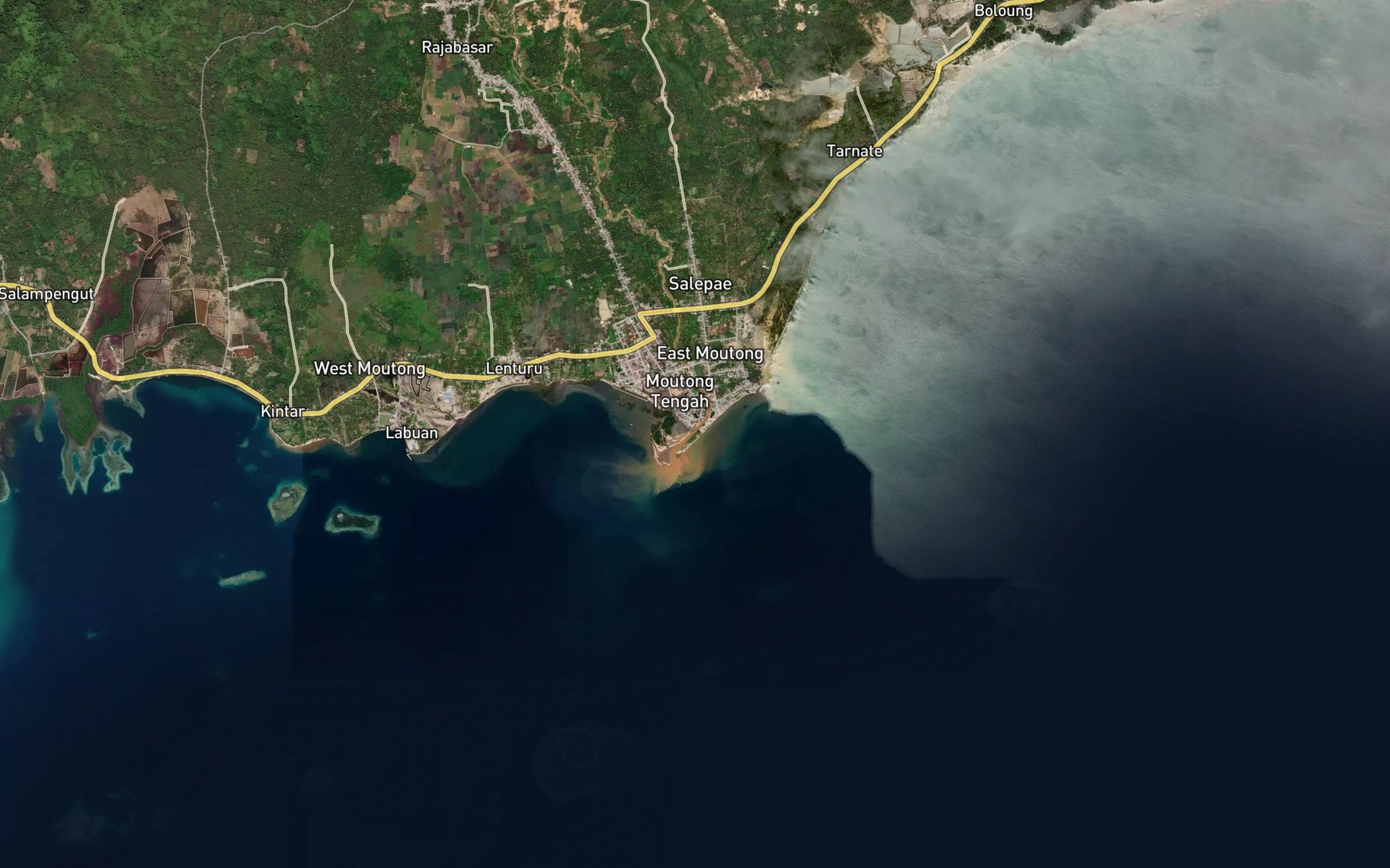 Satellite map of the Botaonyo Moutong