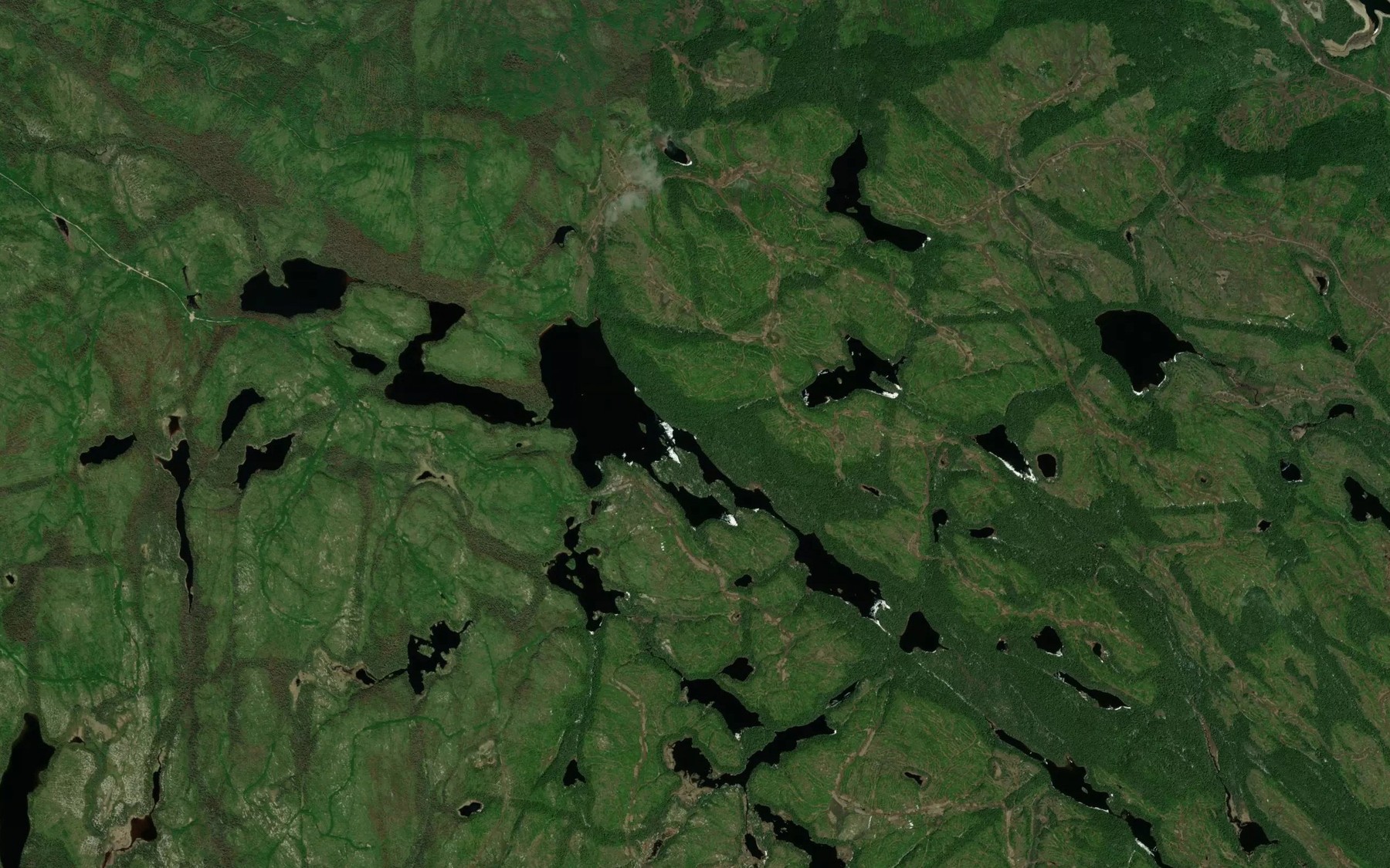 Satellite map of the Lac des Passes Dangereuses