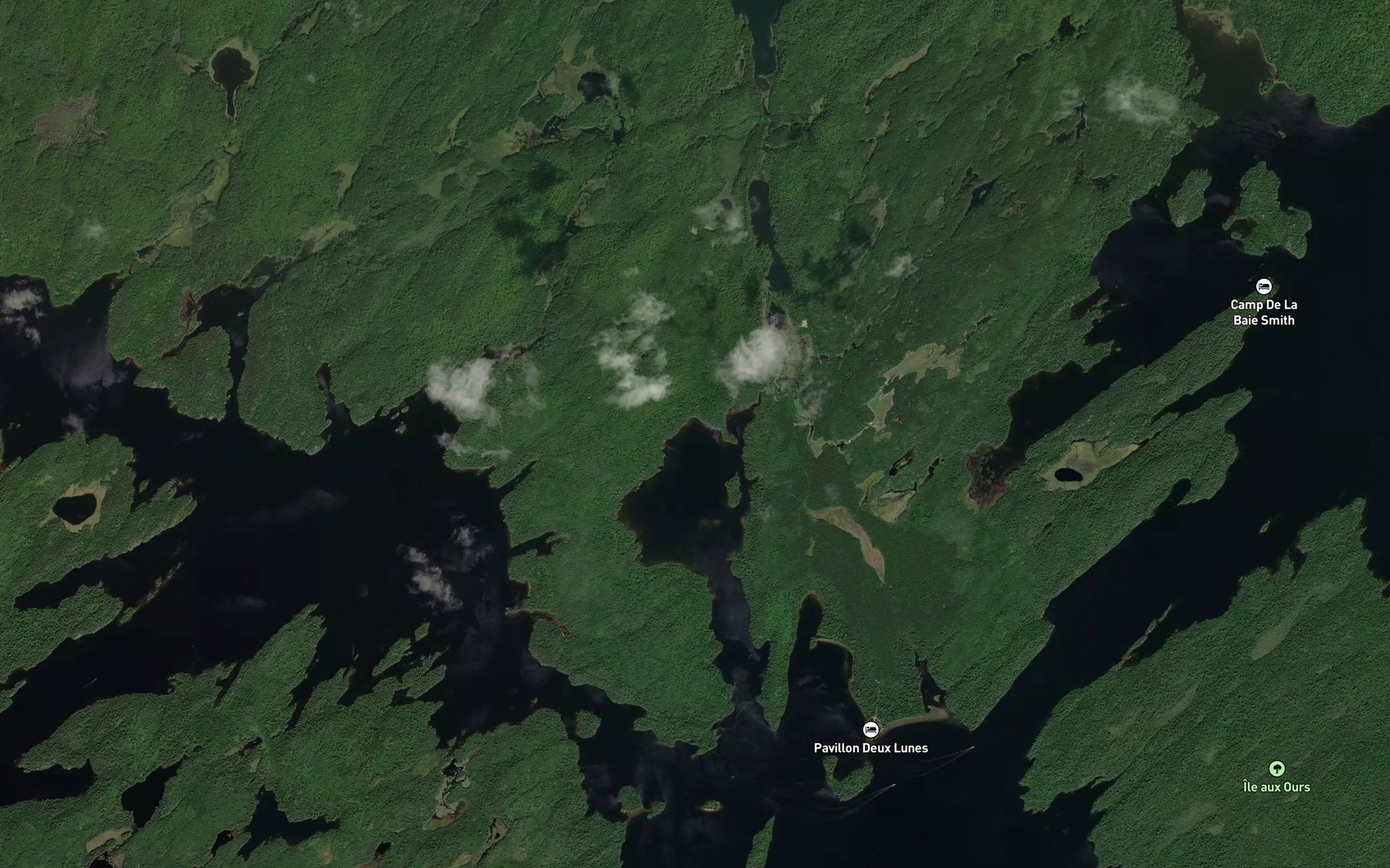 Satellite map of the Baie Wolf