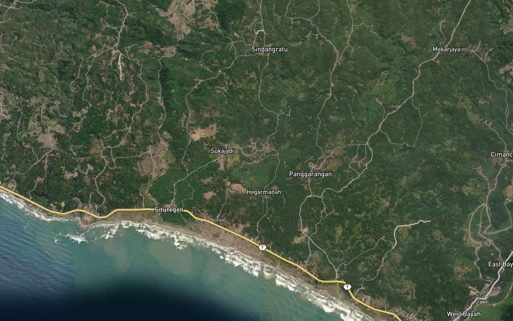 Satellite map of the Ci Derma